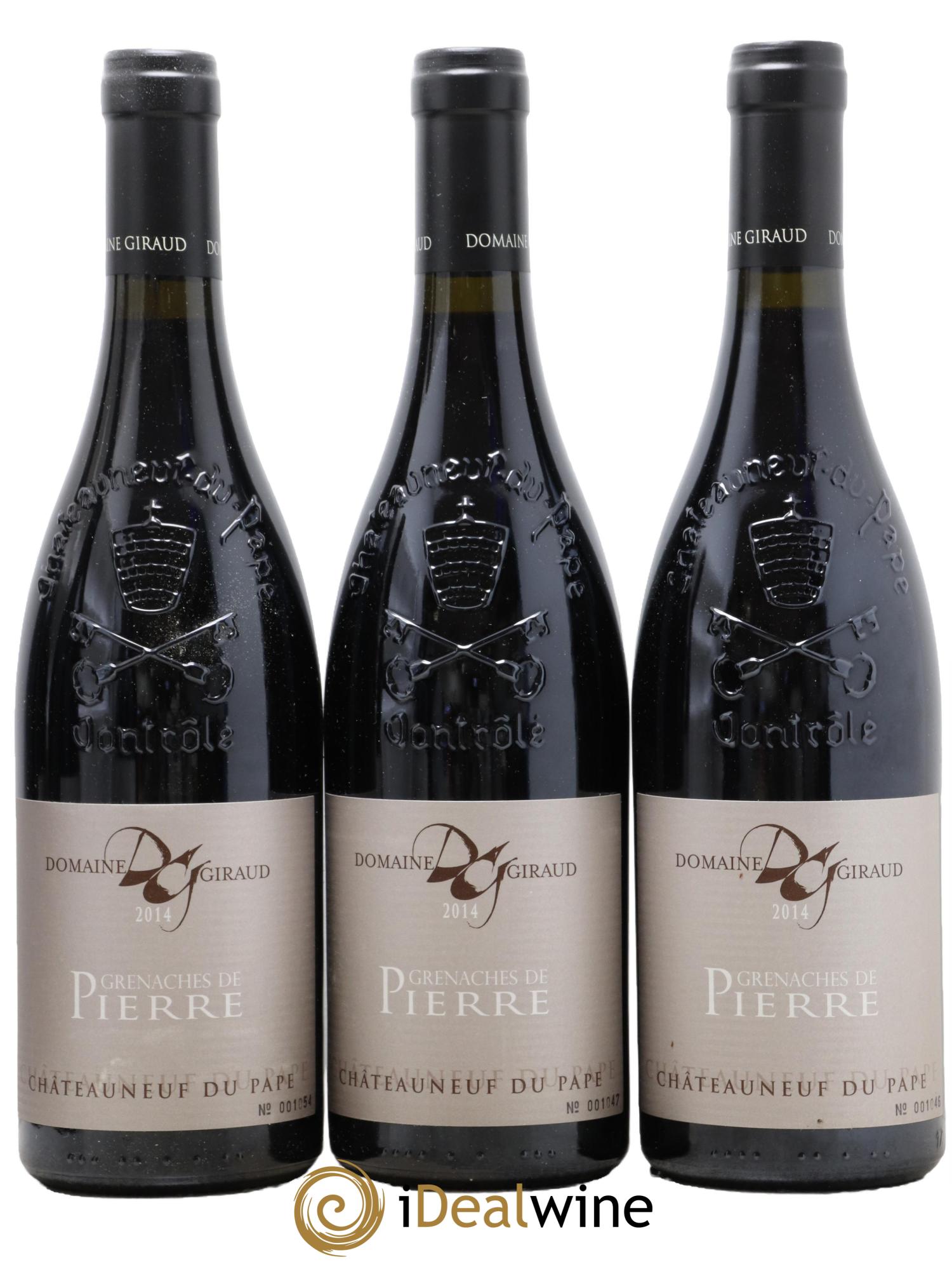 Châteauneuf-du-Pape Les Grenaches De Pierre Giraud (Domaine) 2014 - Lotto di 6 bottiglie - 1