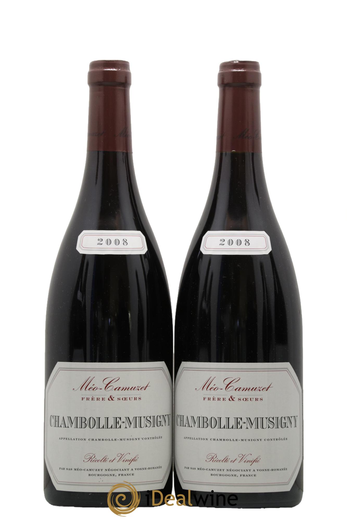 Chambolle-Musigny Méo-Camuzet (Frères et Soeurs) 2008 - Lot de 2 bouteilles - 0