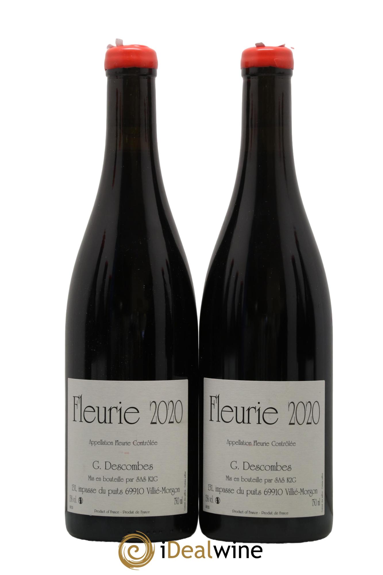 Fleurie Vieilles vignes Georges Descombes (Domaine) 2020 - Lotto di 2 bottiglie - 0