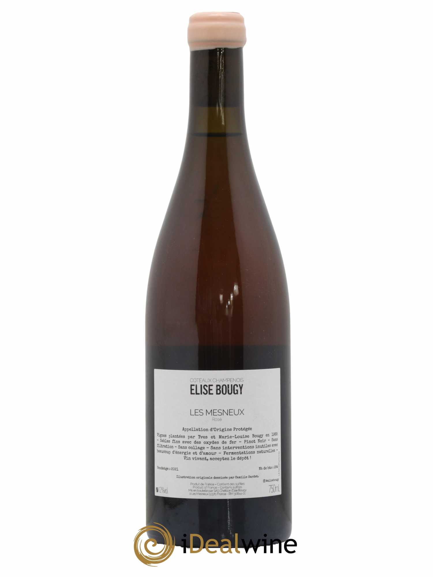 Coteaux Champenois -- Oser Le Rosé Elise Bougy 2021 - Lot de 1 bouteille - 1