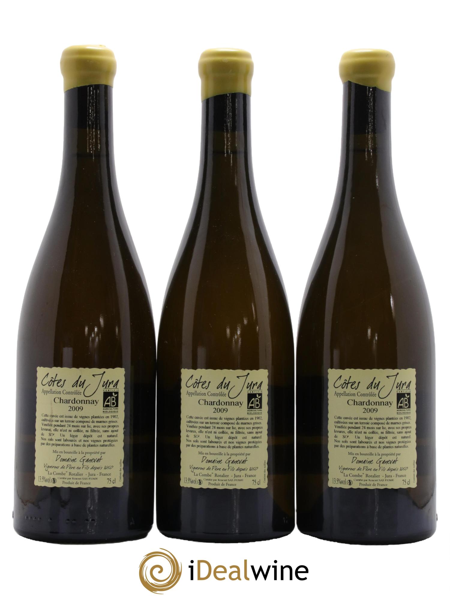 Côtes du Jura Les Chalasses Vieilles Vignes Jean-François Ganevat (Domaine) 2009 - Posten von 3 Flaschen - 1