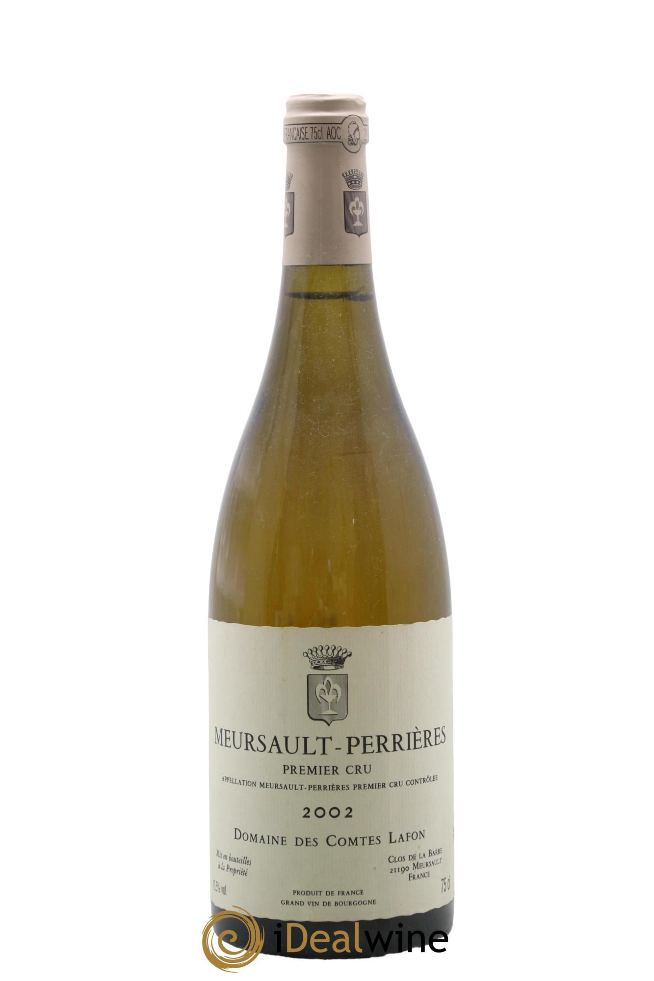 Meursault 1er Cru Perrières Comtes Lafon (Domaine des) 2002 - Lot de 1 bouteille - 0