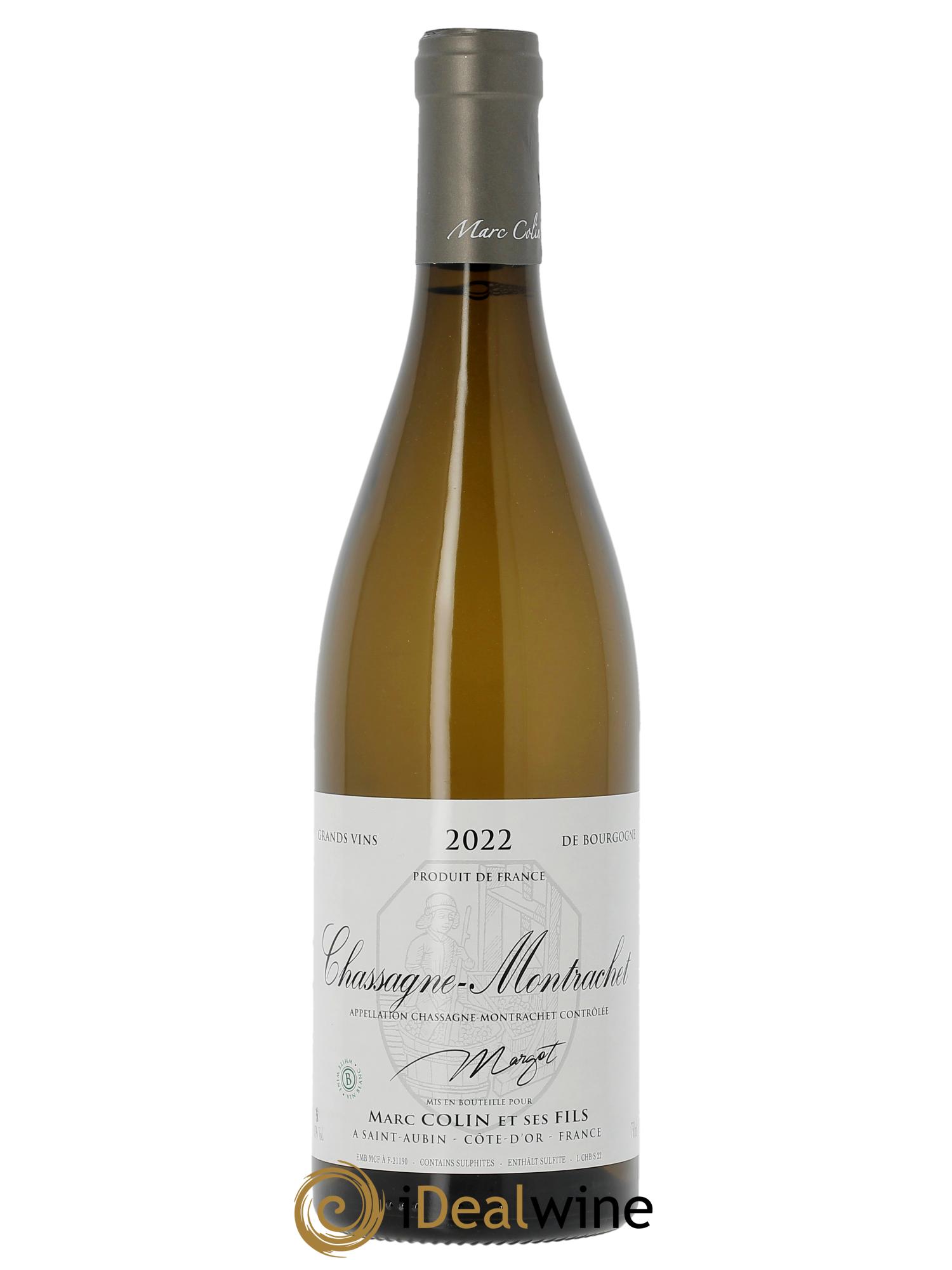 Chassagne-Montrachet Margot Marc Colin & Fils  2022 - Lot de 1 bouteille - 0