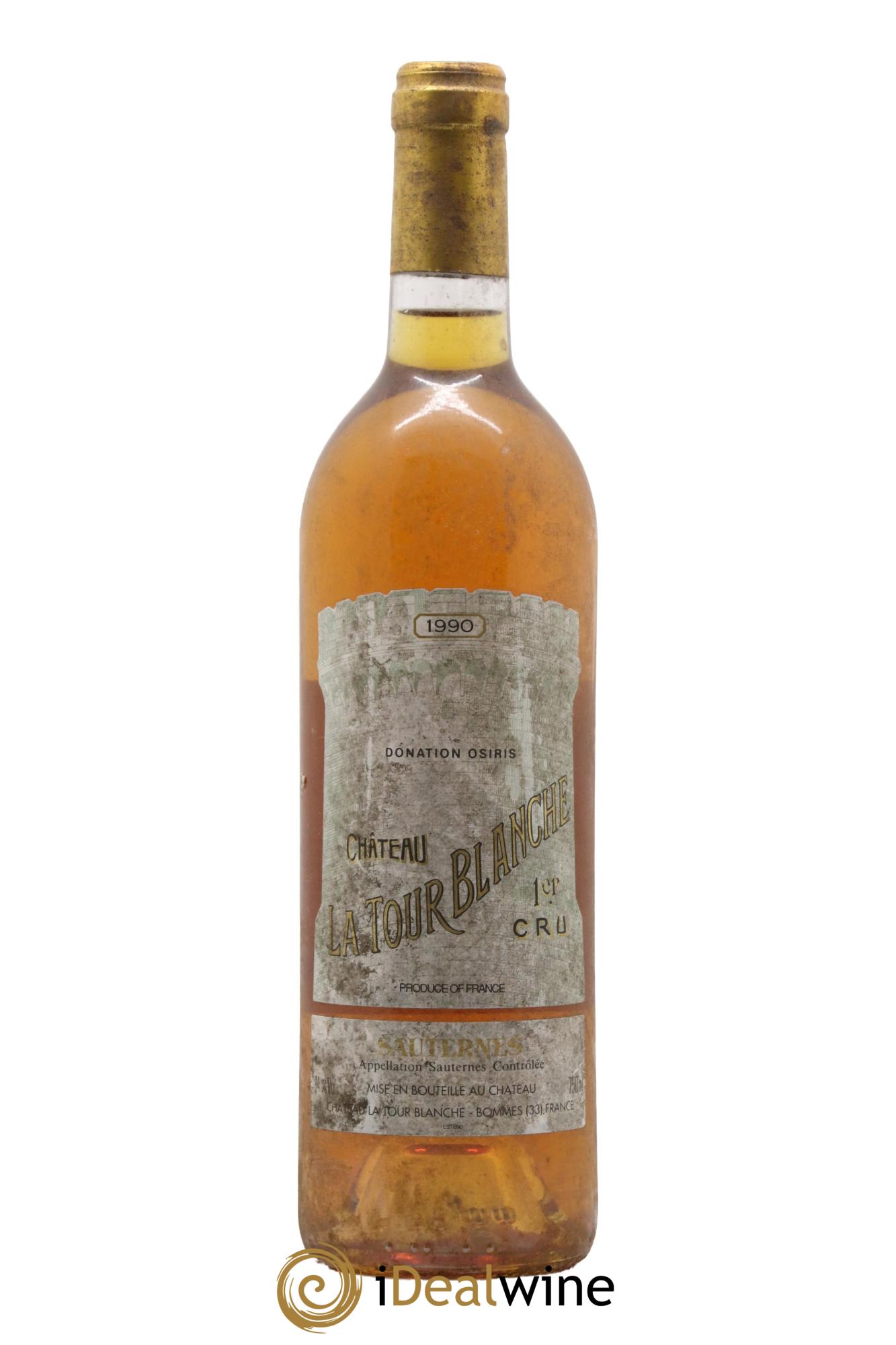 Château la Tour Blanche 1er Grand Cru Classé 1990 - Posten von 1 Flasche - 0