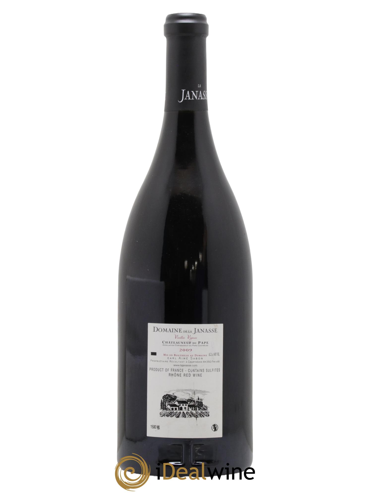 Châteauneuf-du-Pape Cuvée Vieilles Vignes La Janasse (Domaine de) 2009 - Lot de 1 magnum - 1