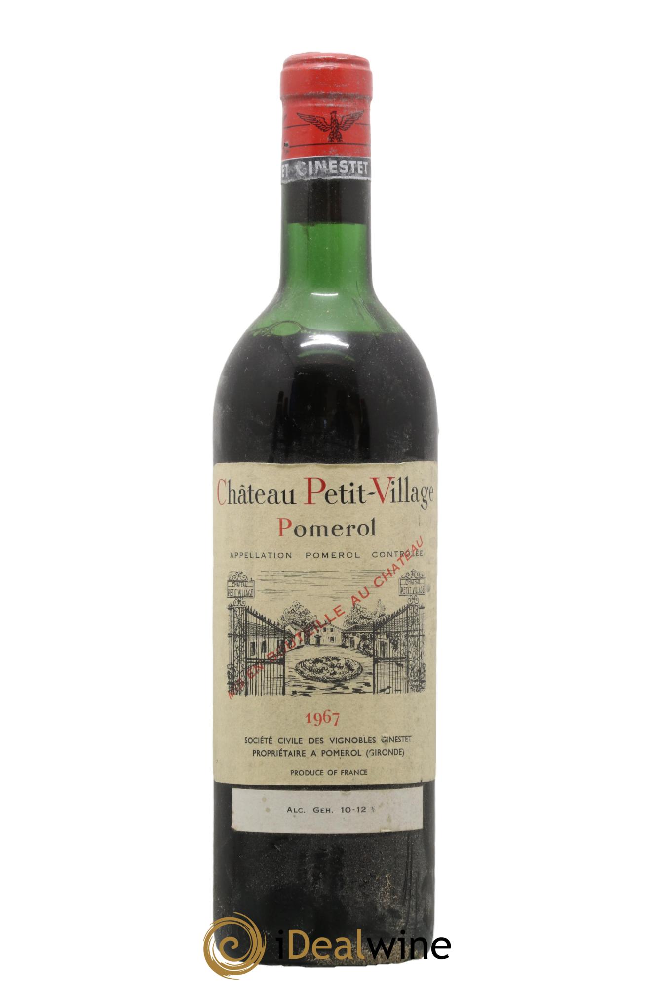 Château Petit Village 1967 - Lot de 1 bouteille - 0