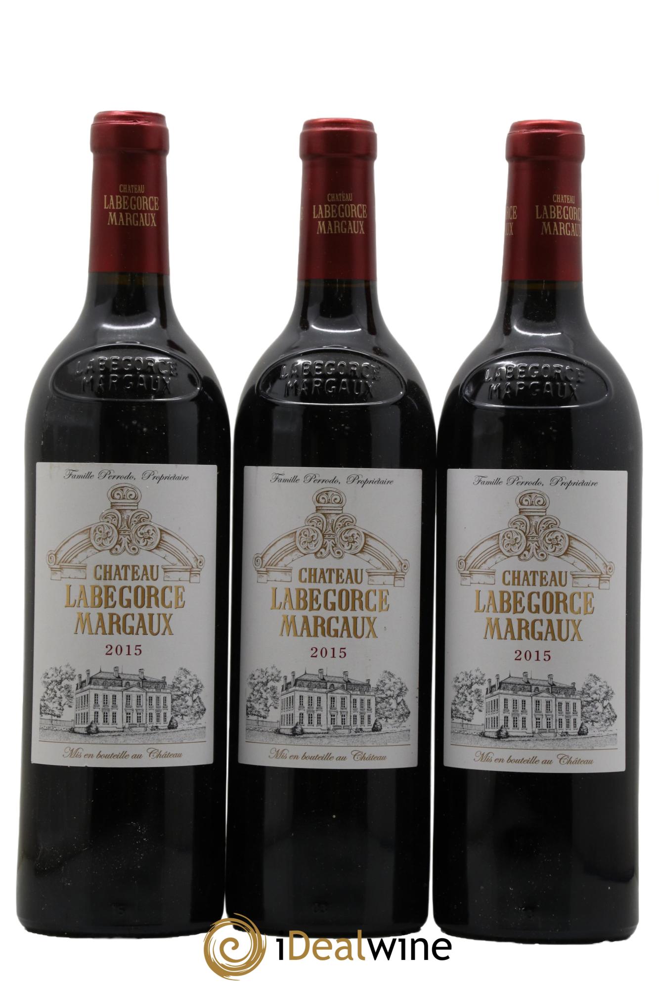 Château Labegorce Cru Bourgeois 2015 - Lotto di 3 bottiglie - 0