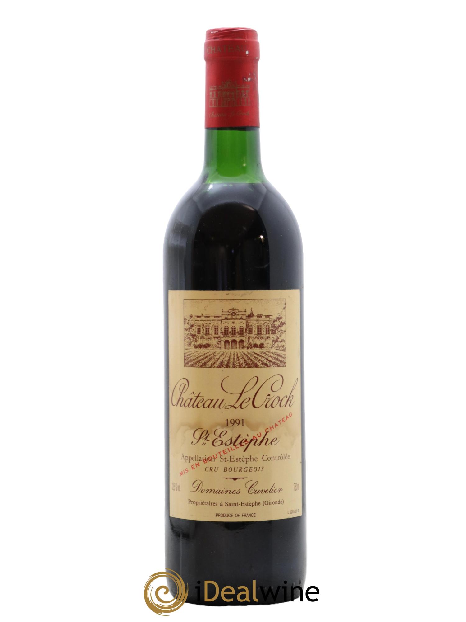 Château le Crock Cru Bourgeois 1991 - Lot of 1 bottle - 0