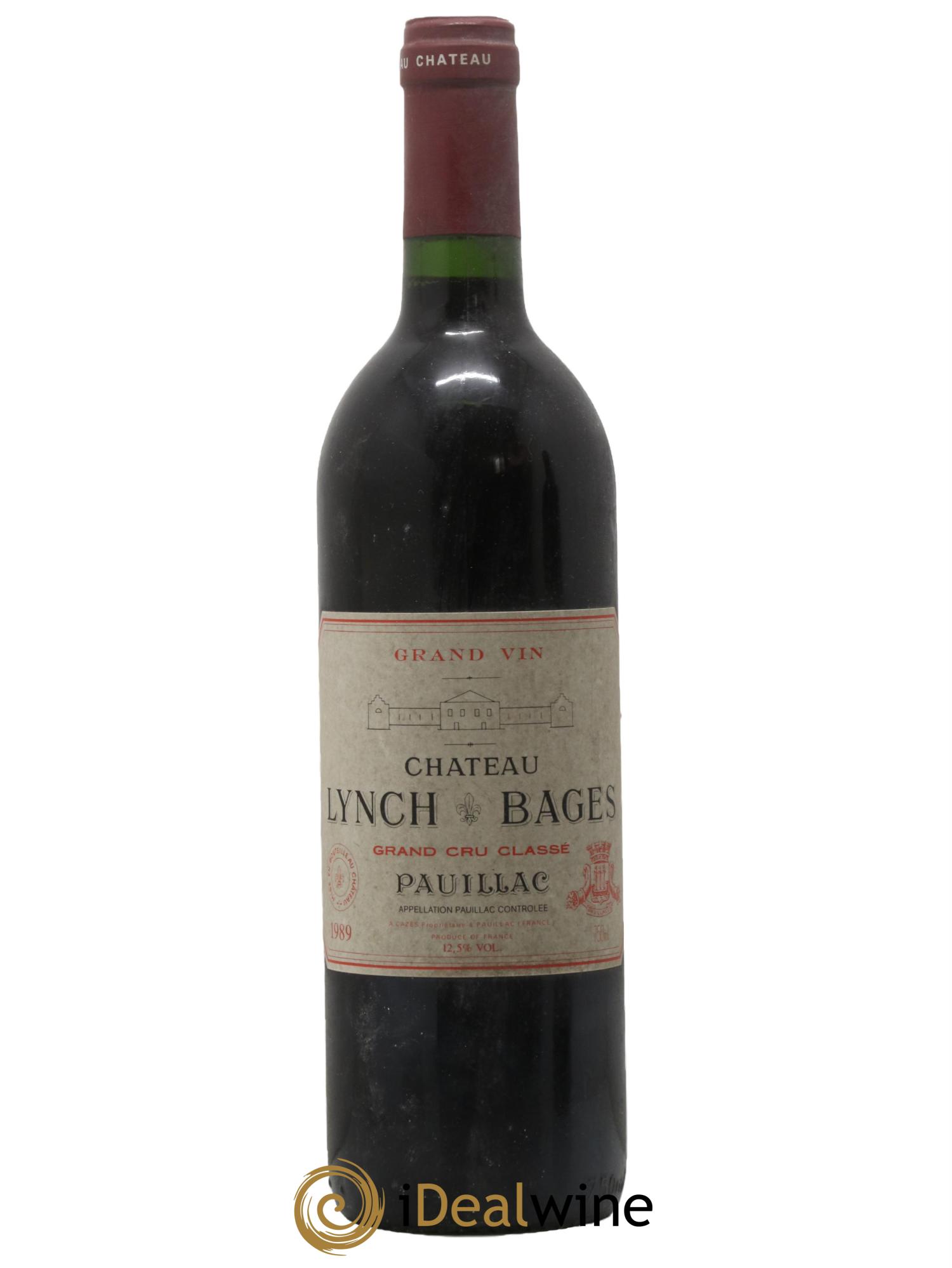 Château Lynch Bages 5ème Grand Cru Classé 1989 - Posten von 1 Flasche - 0