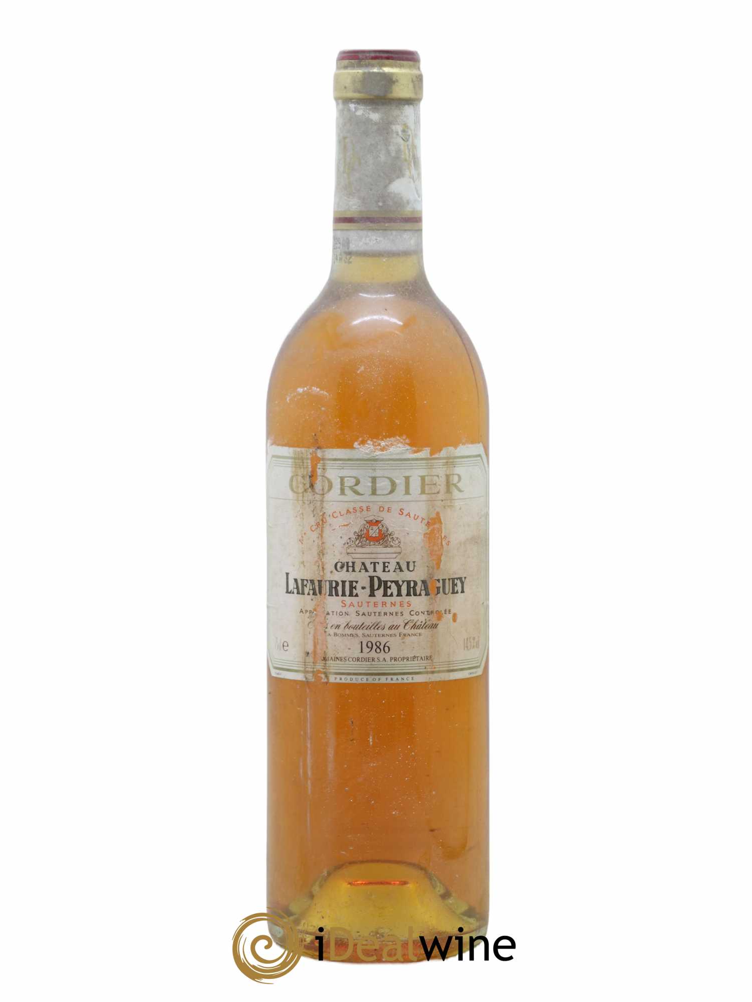 Château Lafaurie-Peyraguey 1er Grand Cru Classé  1986 - Lotto di 1 bottiglia - 0