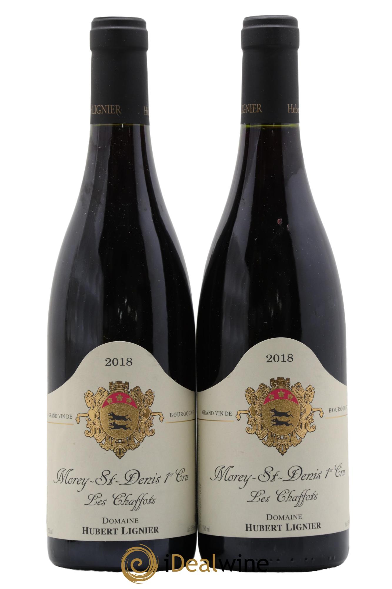 Morey Saint-Denis 1er Cru Les Chaffots Hubert Lignier (Domaine) 2018 - Posten von 2 Flaschen - 0