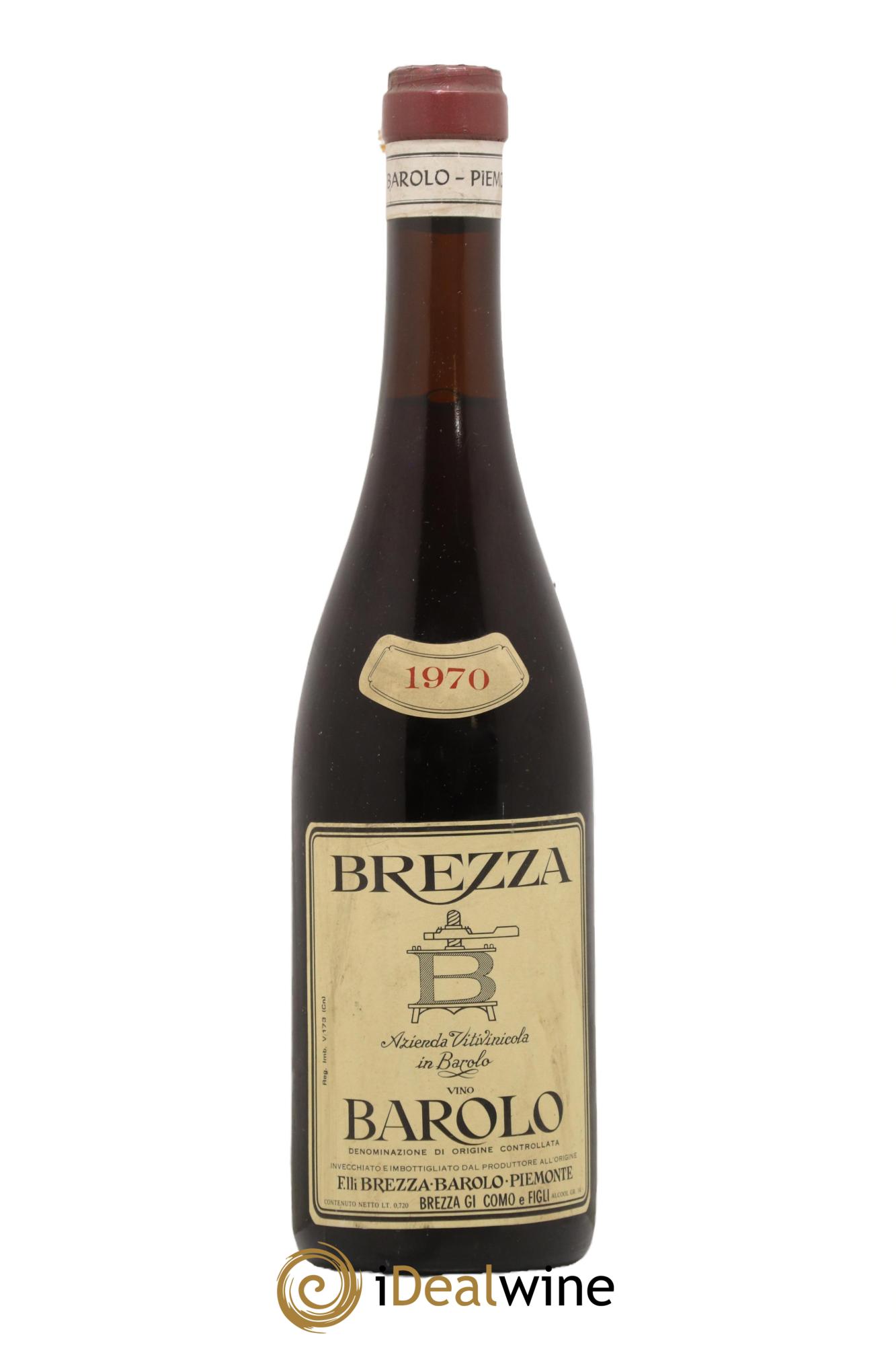 Barolo DOCG Brezza 1970 - Lot de 1 bouteille - 0