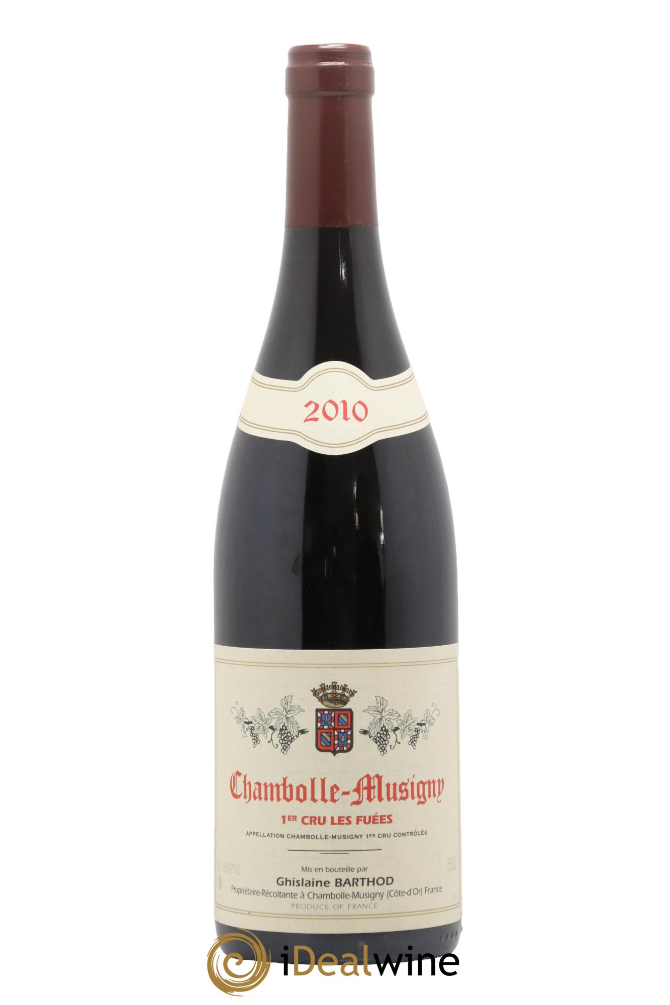 Chambolle-Musigny 1er Cru Les Fuées Ghislaine Barthod 2010 - Lot of 1 bottle - 0