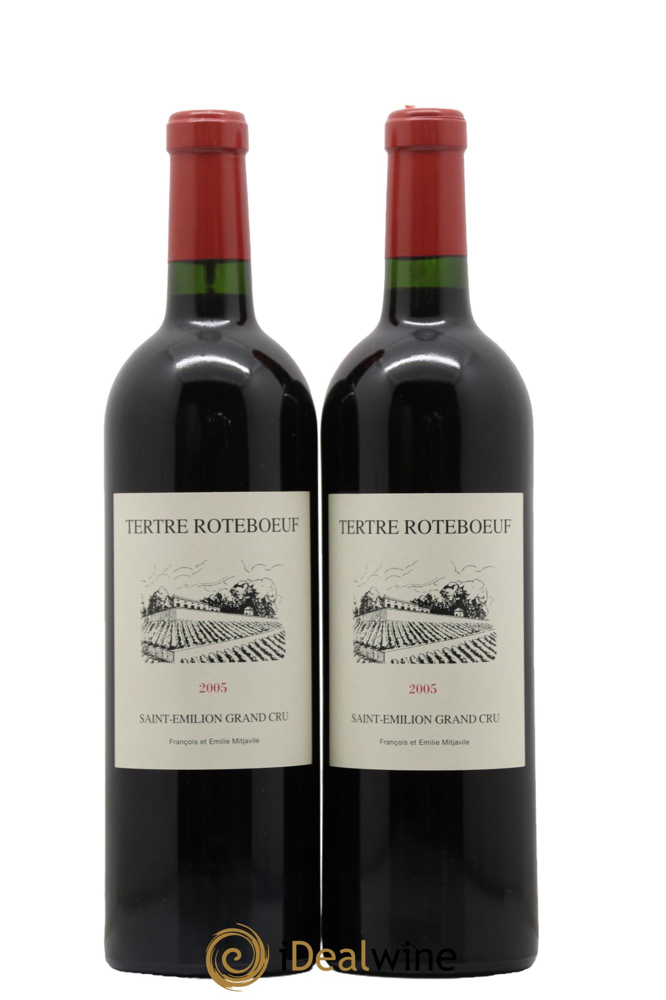 Château Tertre Roteboeuf 2005 - Lot de 2 bouteilles - 0