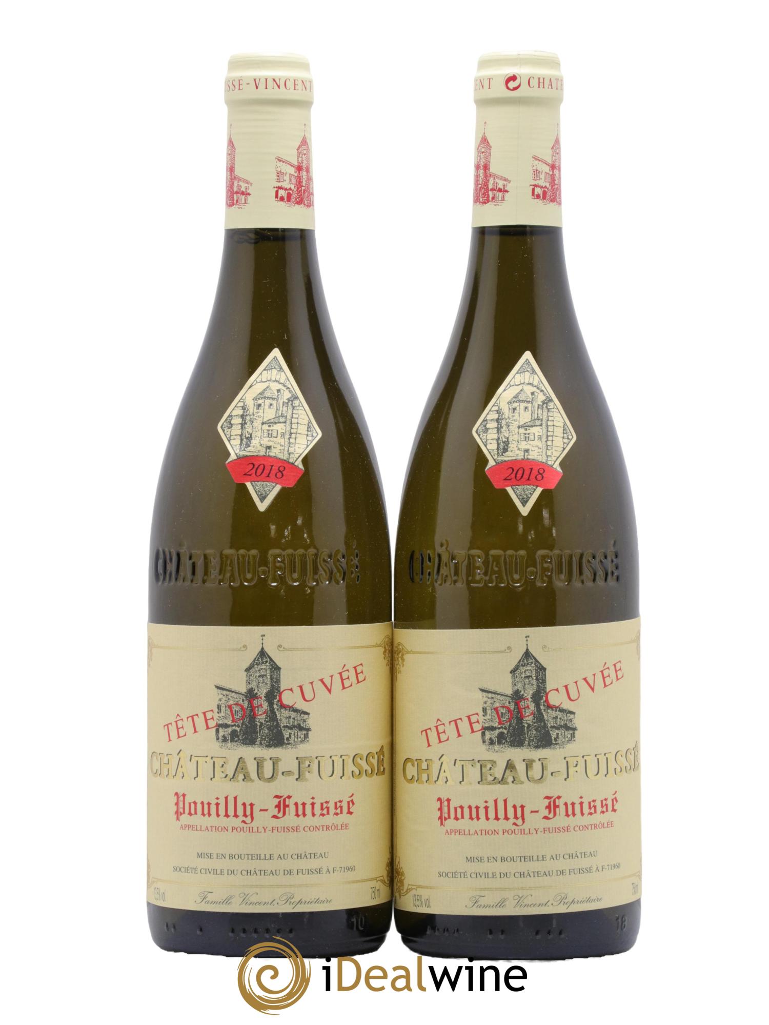 Pouilly-Fuissé Tète de Cuvée Château Fuissé 2018 - Lot de 2 bouteilles - 0