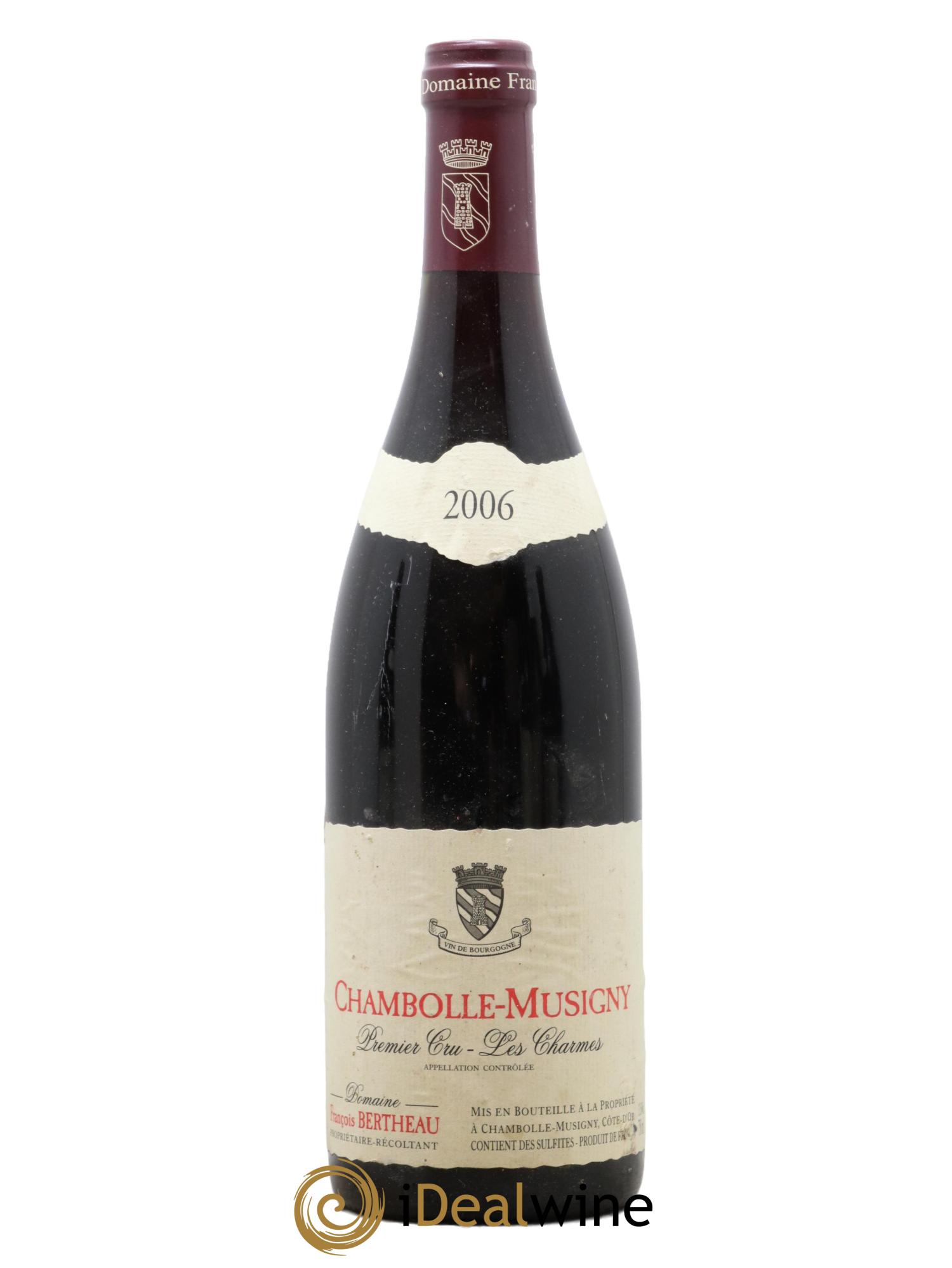 Chambolle-Musigny 1er Cru Les Charmes Bertheau & Fils (Domaine) 2006 - Posten von 1 Flasche - 0