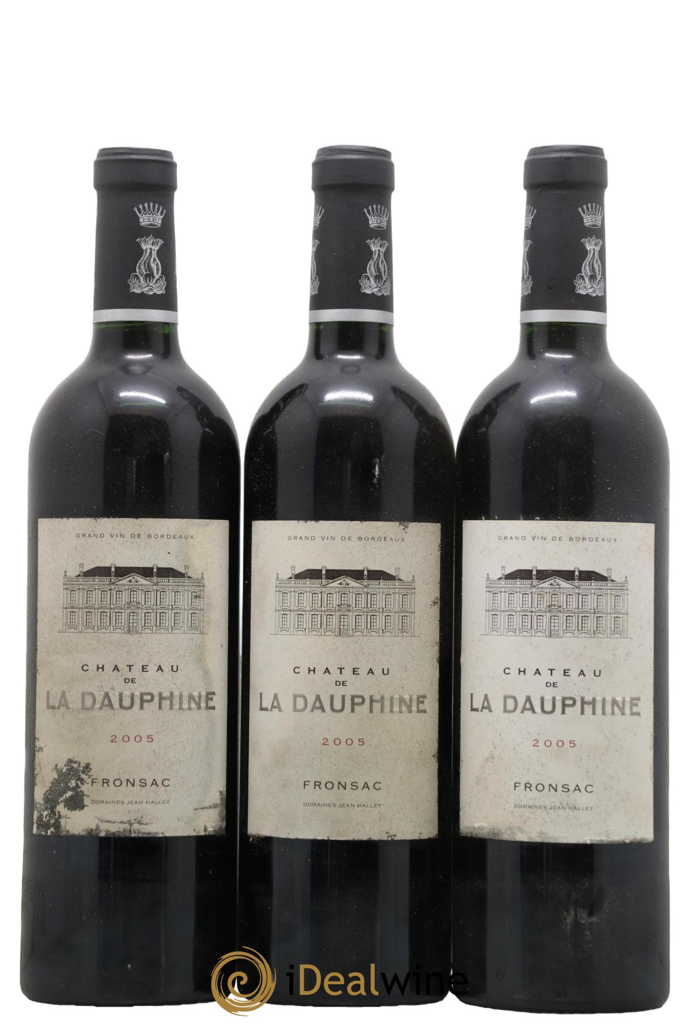 Château de La Dauphine 2005 - Posten von 3 Flaschen - 0