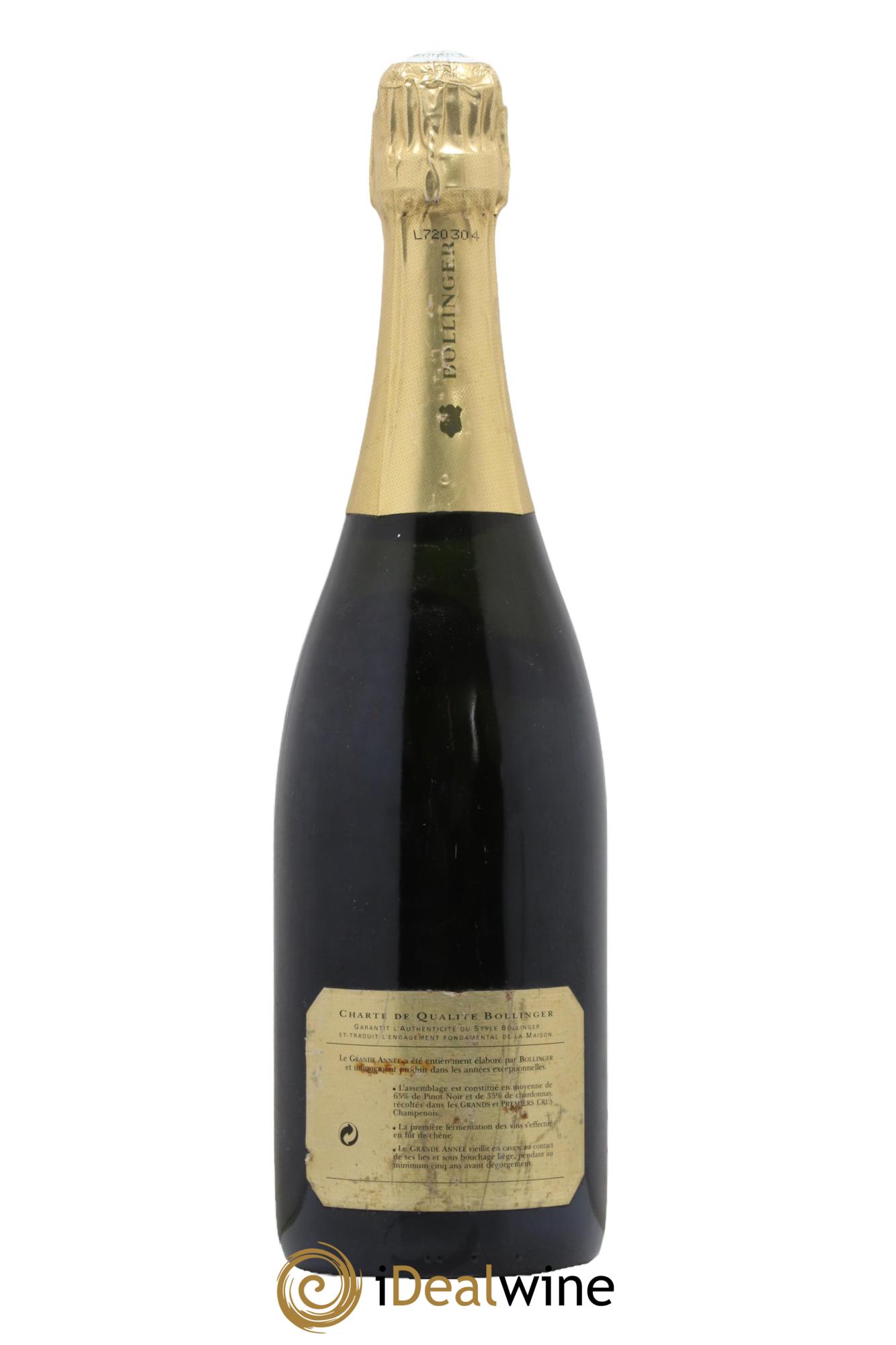 Grande Année Bollinger 1989 - Lot of 1 bottle - 1