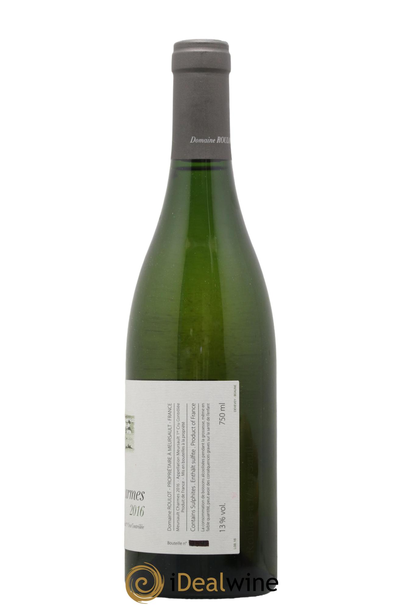 Meursault 1er Cru Charmes Roulot (Domaine)  2016 - Lotto di 1 bottiglia - 1