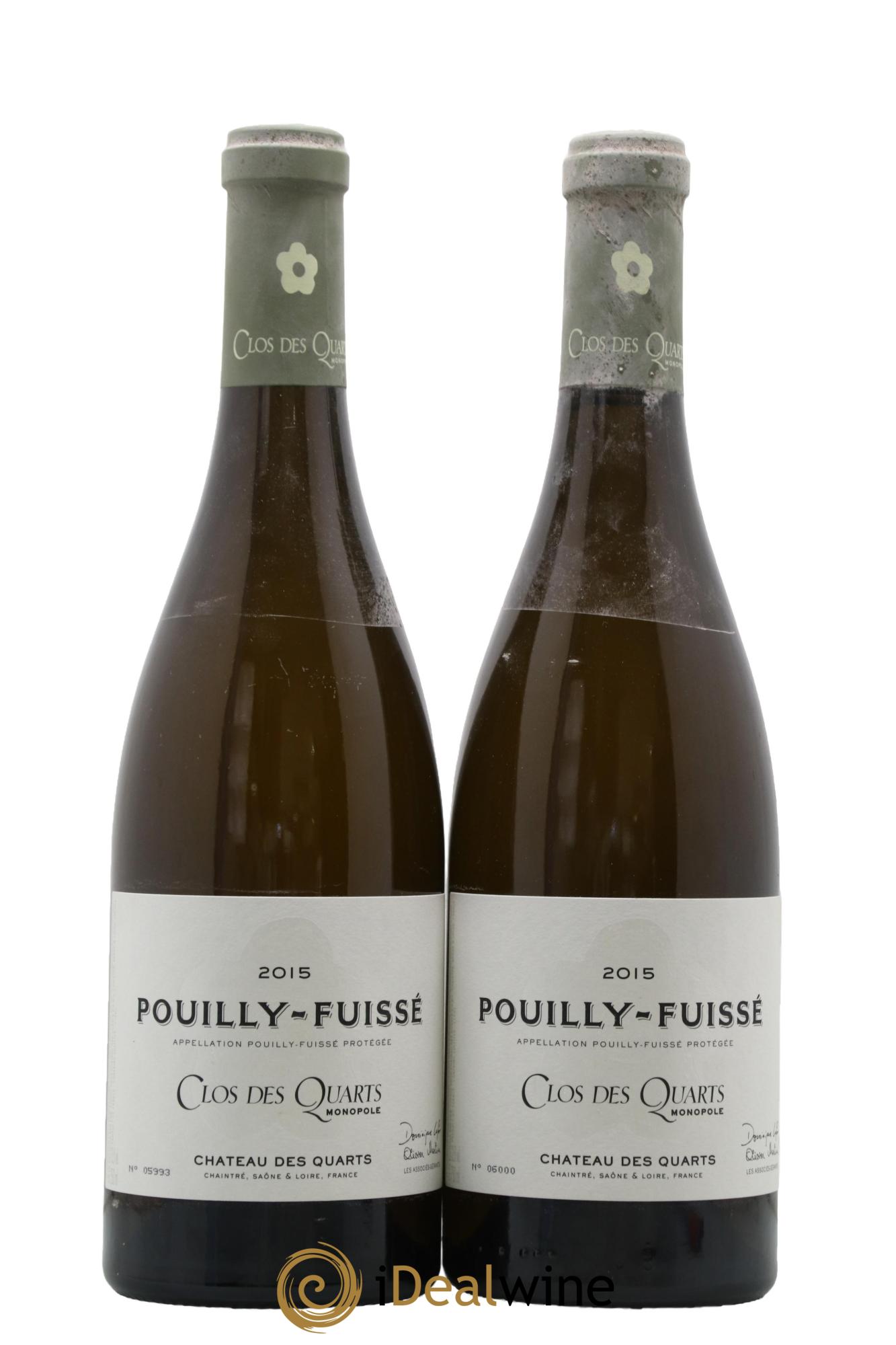 Pouilly-Fuissé Château des Quarts Clos des Quarts Monopole 2015 - Lot of 2 bottles - 0