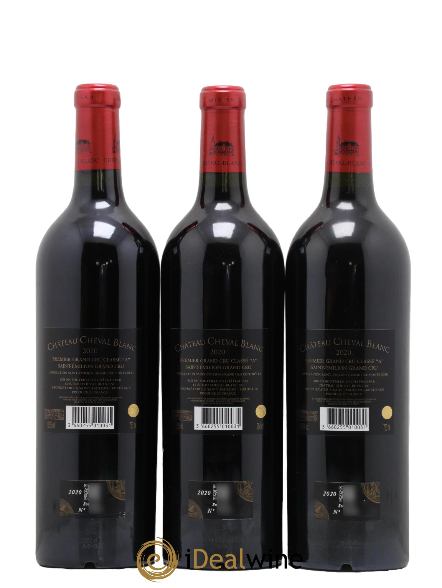 Château Cheval Blanc 1er Grand Cru Classé A 2020 - Lot de 6 bouteilles - 4