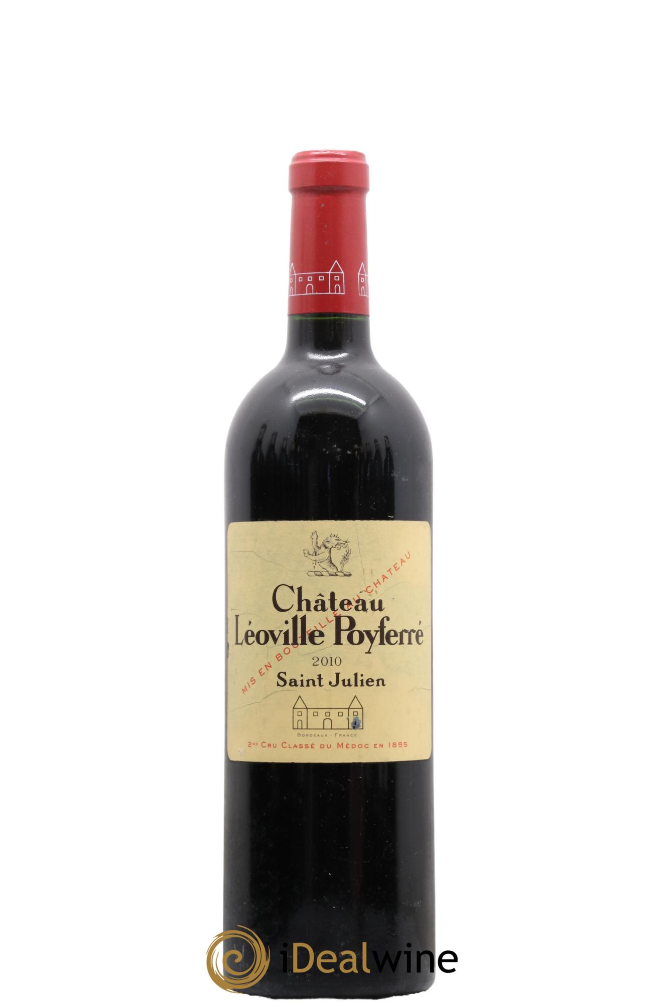 Château Léoville Poyferré 2ème Grand Cru Classé 2010 - Posten von 1 Flasche - 0