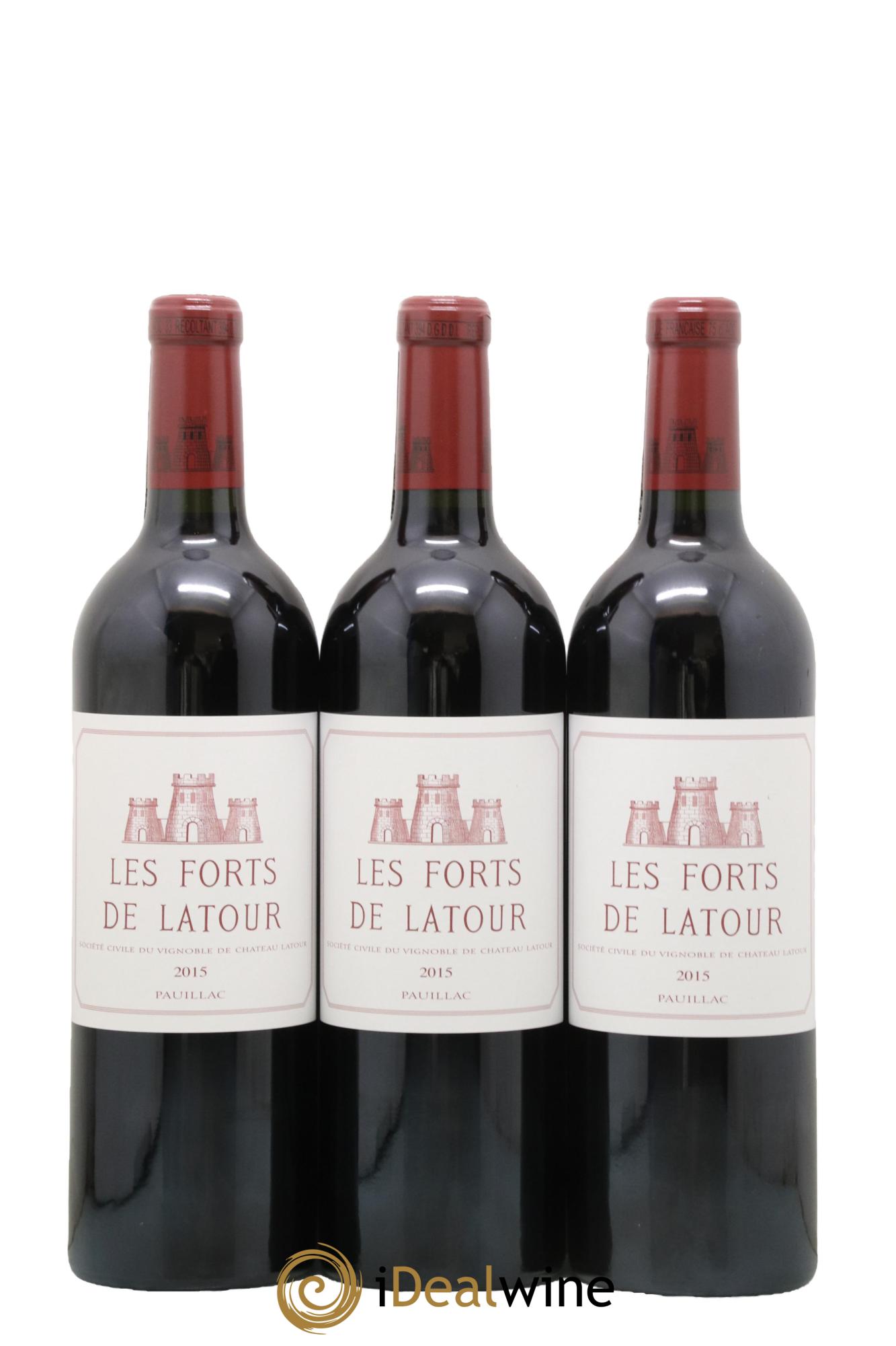 Les Forts de Latour Second Vin 2015 - Lot de 3 bouteilles - 0