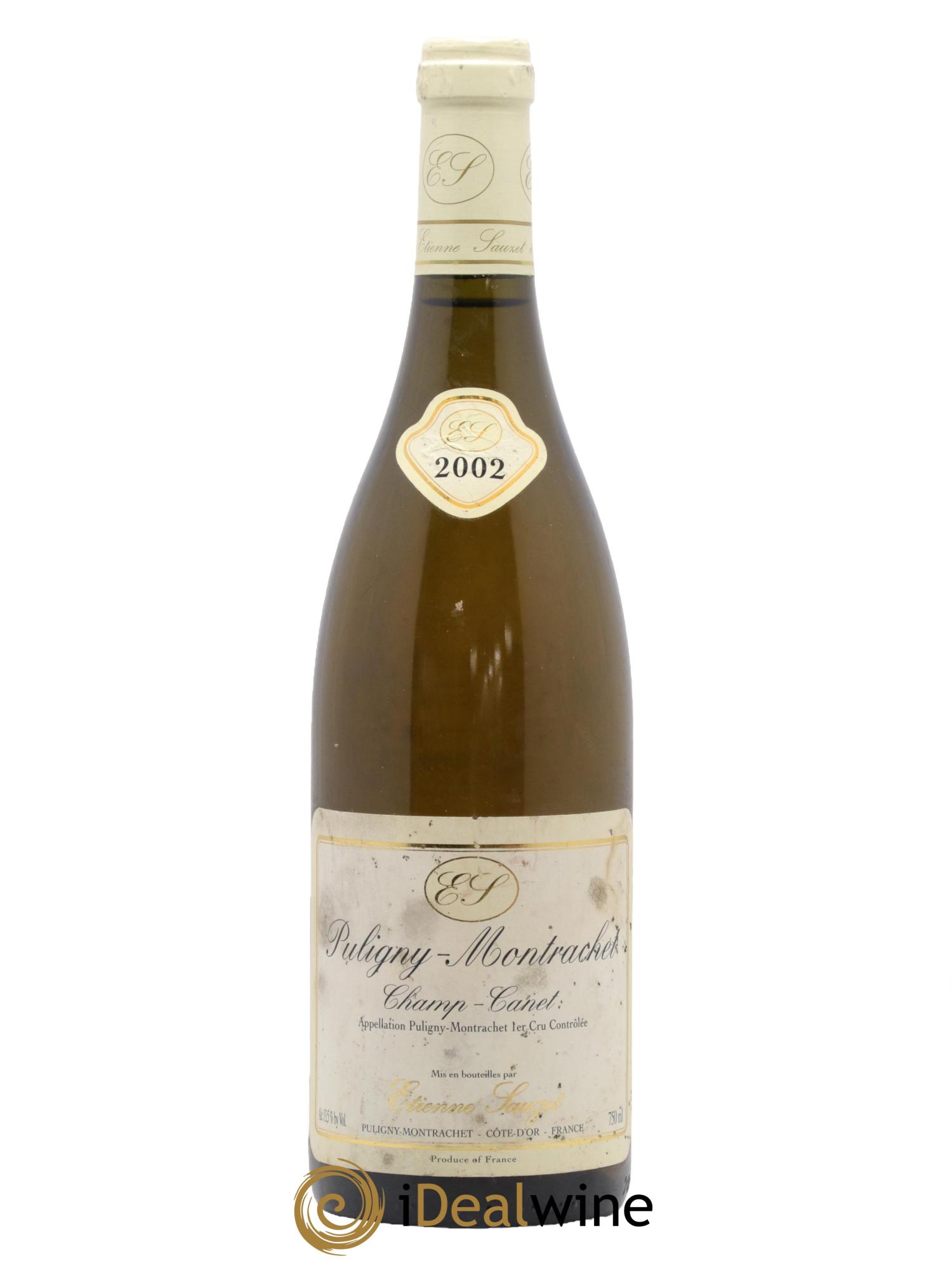 Puligny-Montrachet 1er Cru Champ Canet Etienne Sauzet 2002 - Lot de 1 bouteille - 0