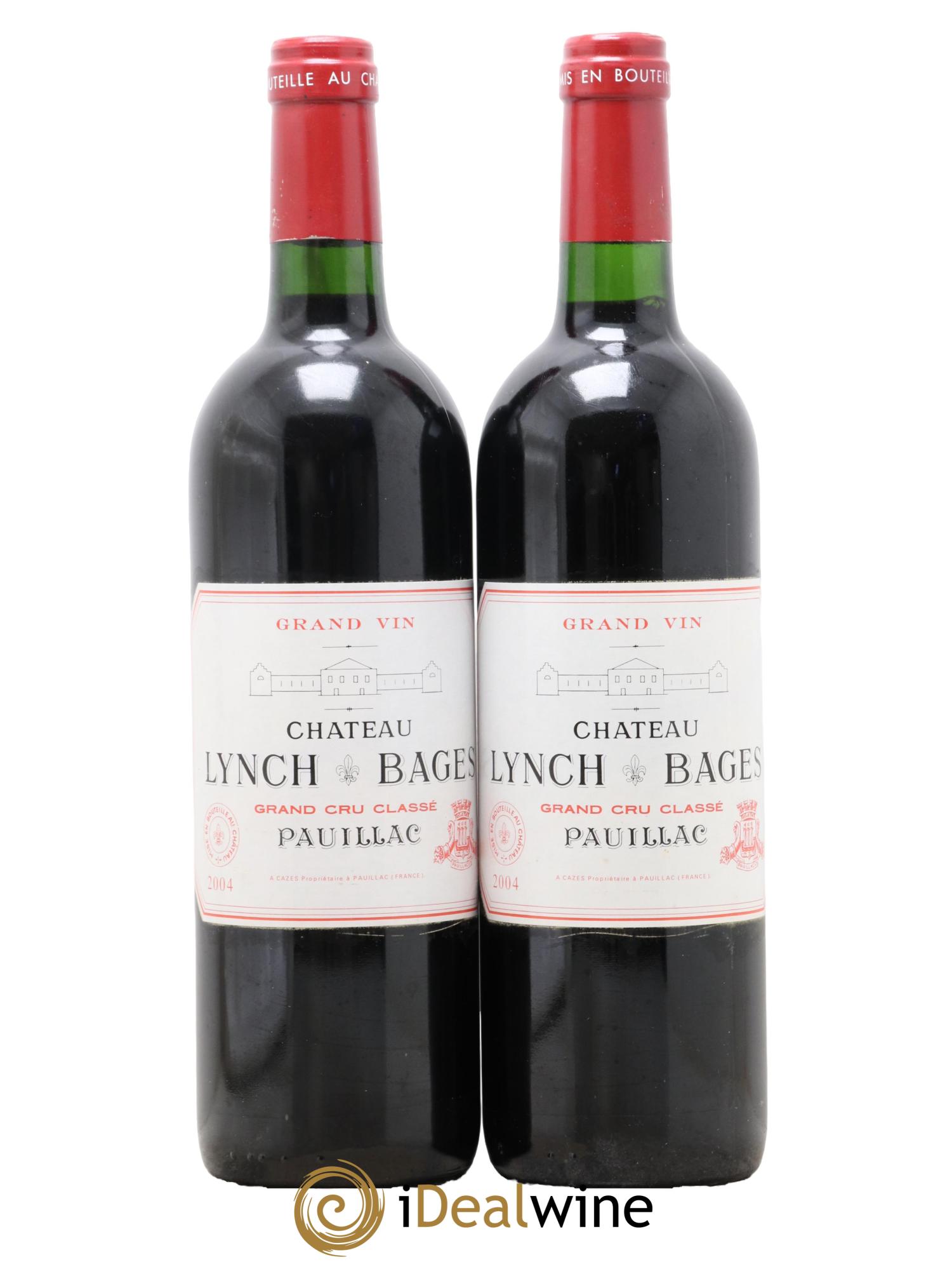 Château Lynch Bages 5ème Grand Cru Classé 2004 - Lot de 2 bouteilles - 0