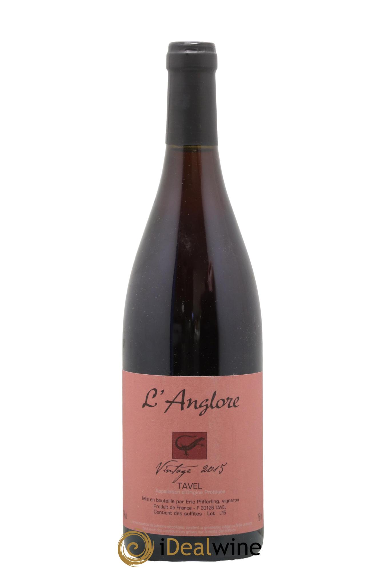 Tavel Vintage L'Anglore 2015 - Lot of 1 bottle - 0