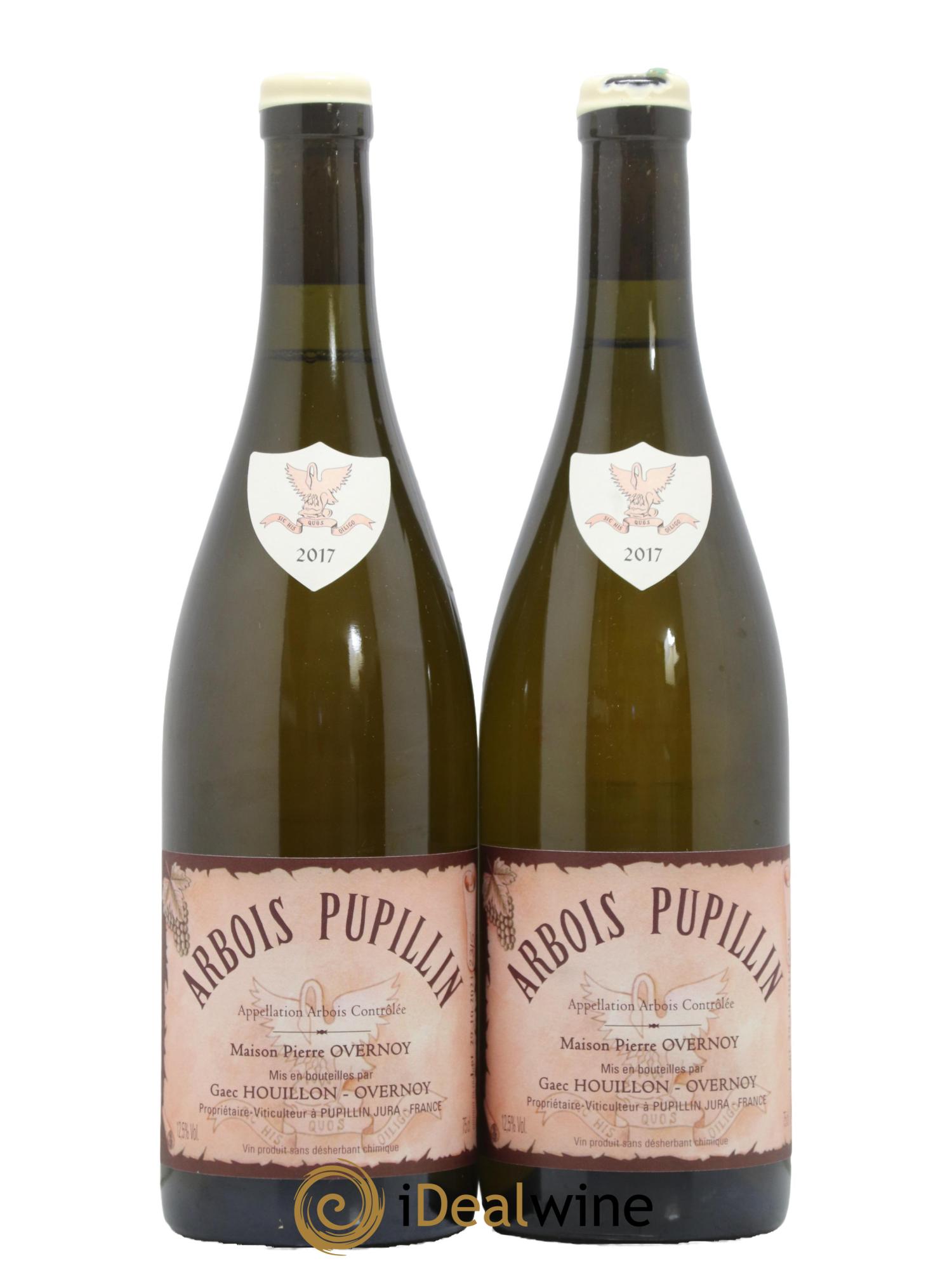 Arbois Pupillin Chardonnay (cire blanche) Overnoy-Houillon (Domaine) 2017 - Lot de 2 bouteilles - 0