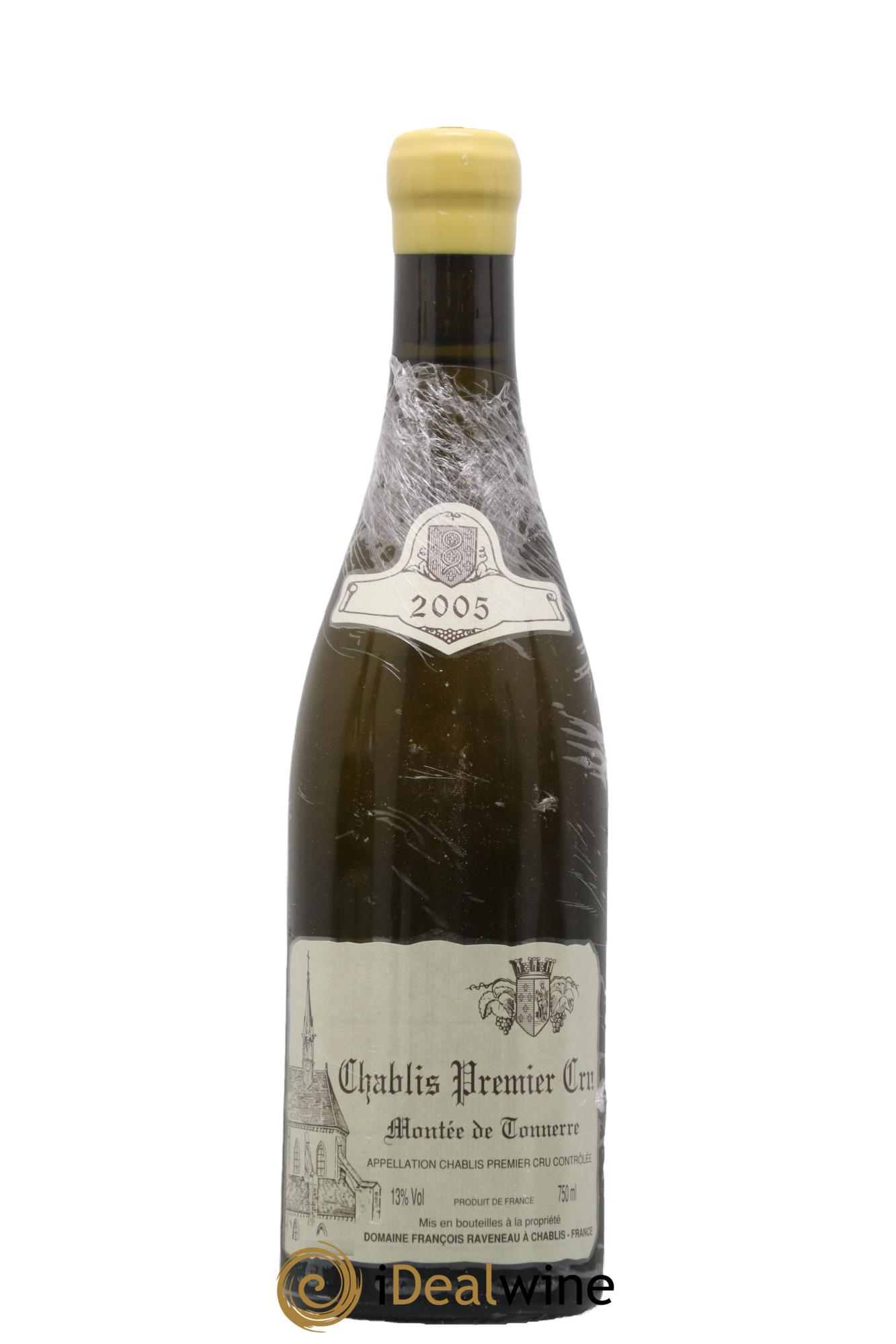 Chablis 1er Cru Montée de Tonnerre Raveneau (Domaine) 2005 - Posten von 1 Flasche - 0