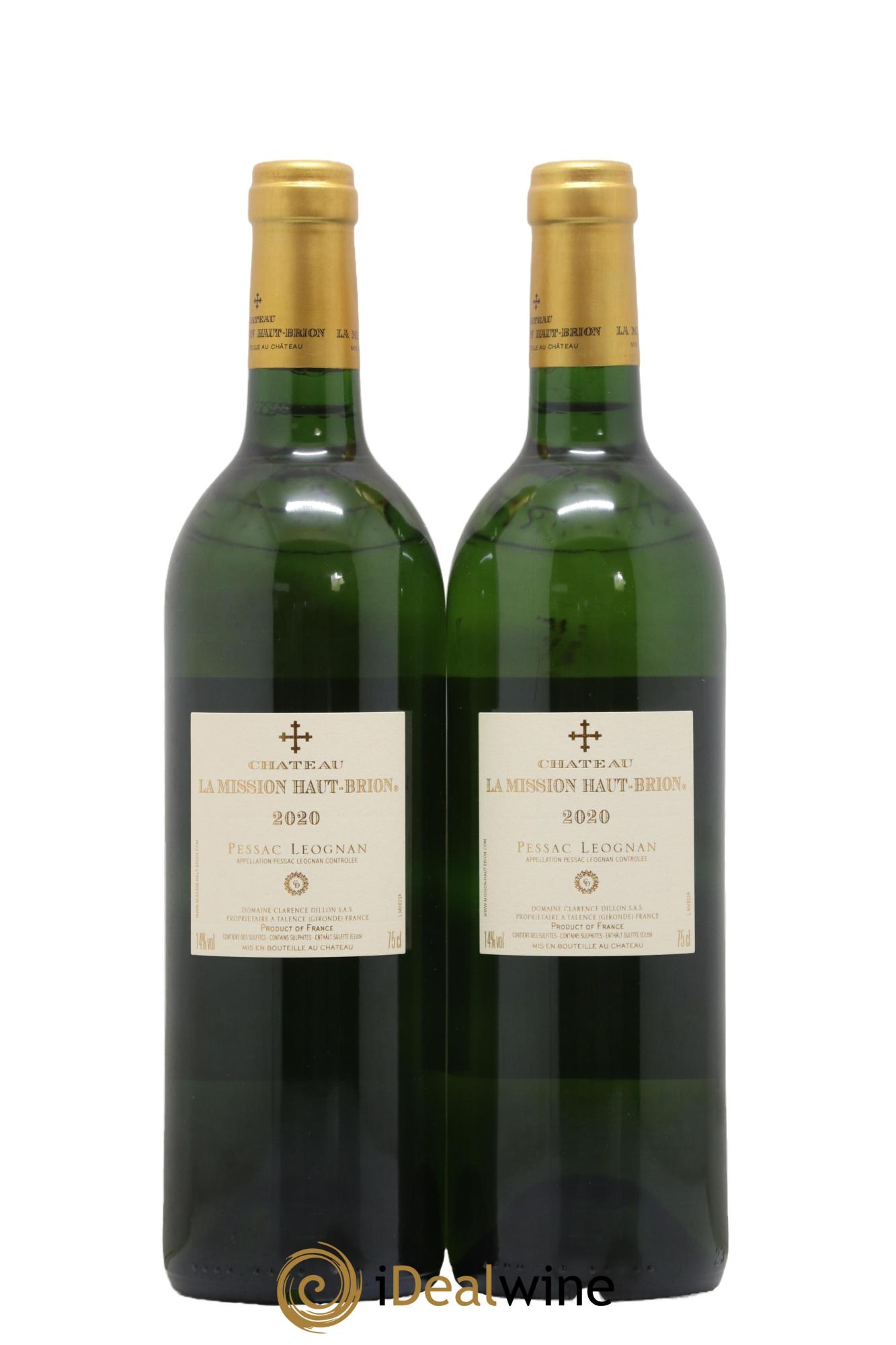 Château la Mission Haut-Brion 2020 - Posten von 2 Flaschen - 1