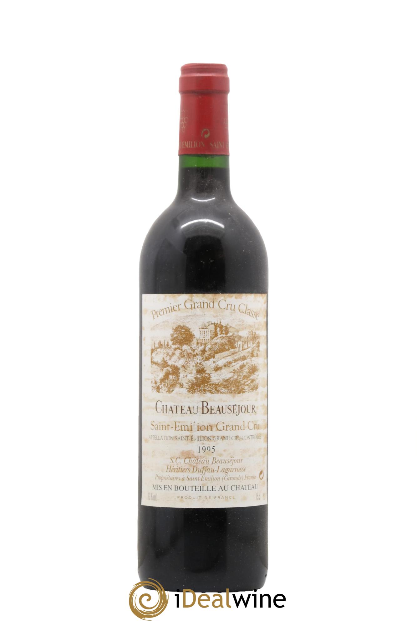 Château Beauséjour (Duffau-Lagarrosse) 1er Grand Cru Classé B 1995 - Lot of 1 bottle - 0