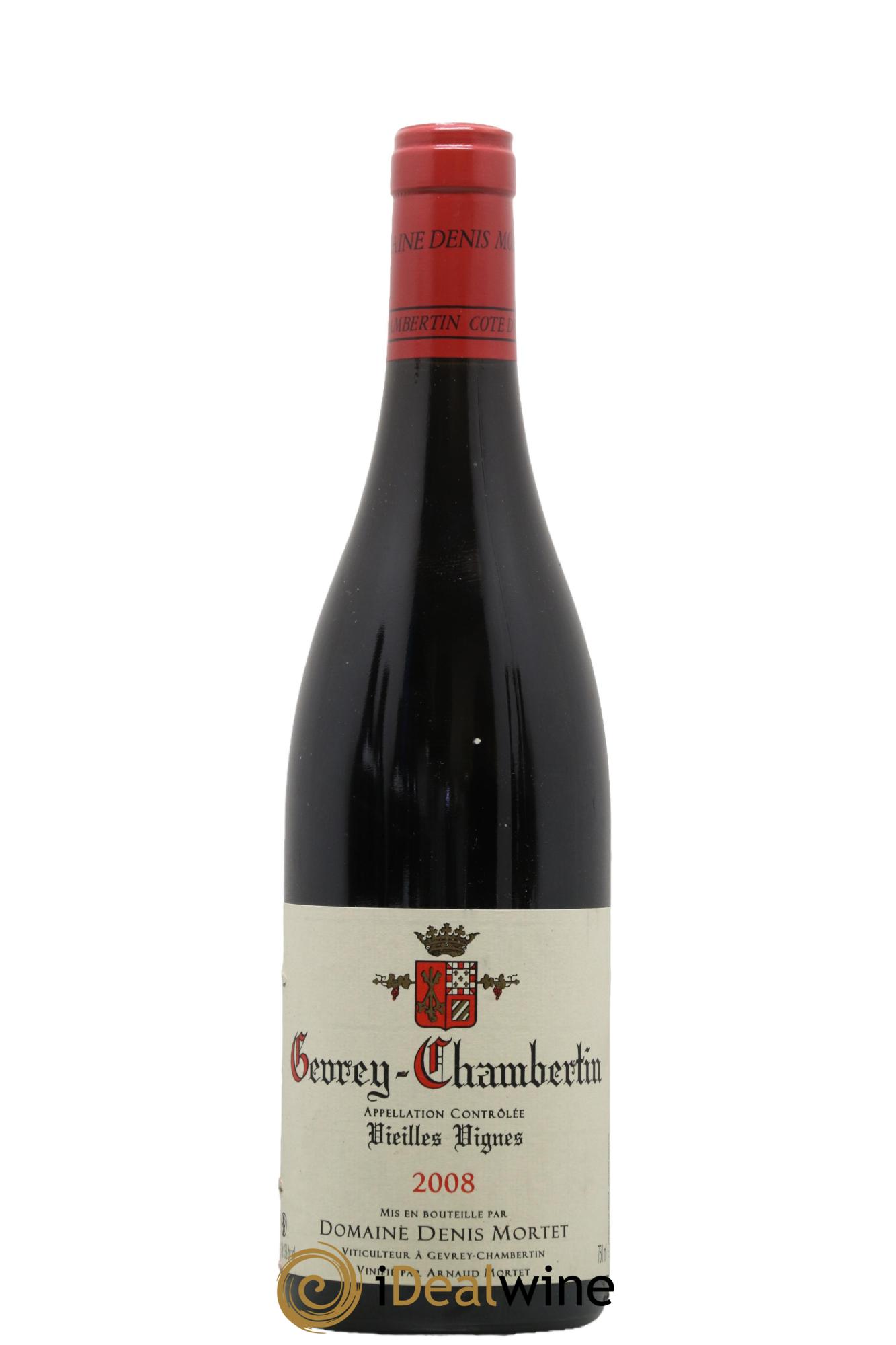 Gevrey-Chambertin Vieilles vignes Denis Mortet (Domaine) 2008 - Lot de 1 bouteille - 0