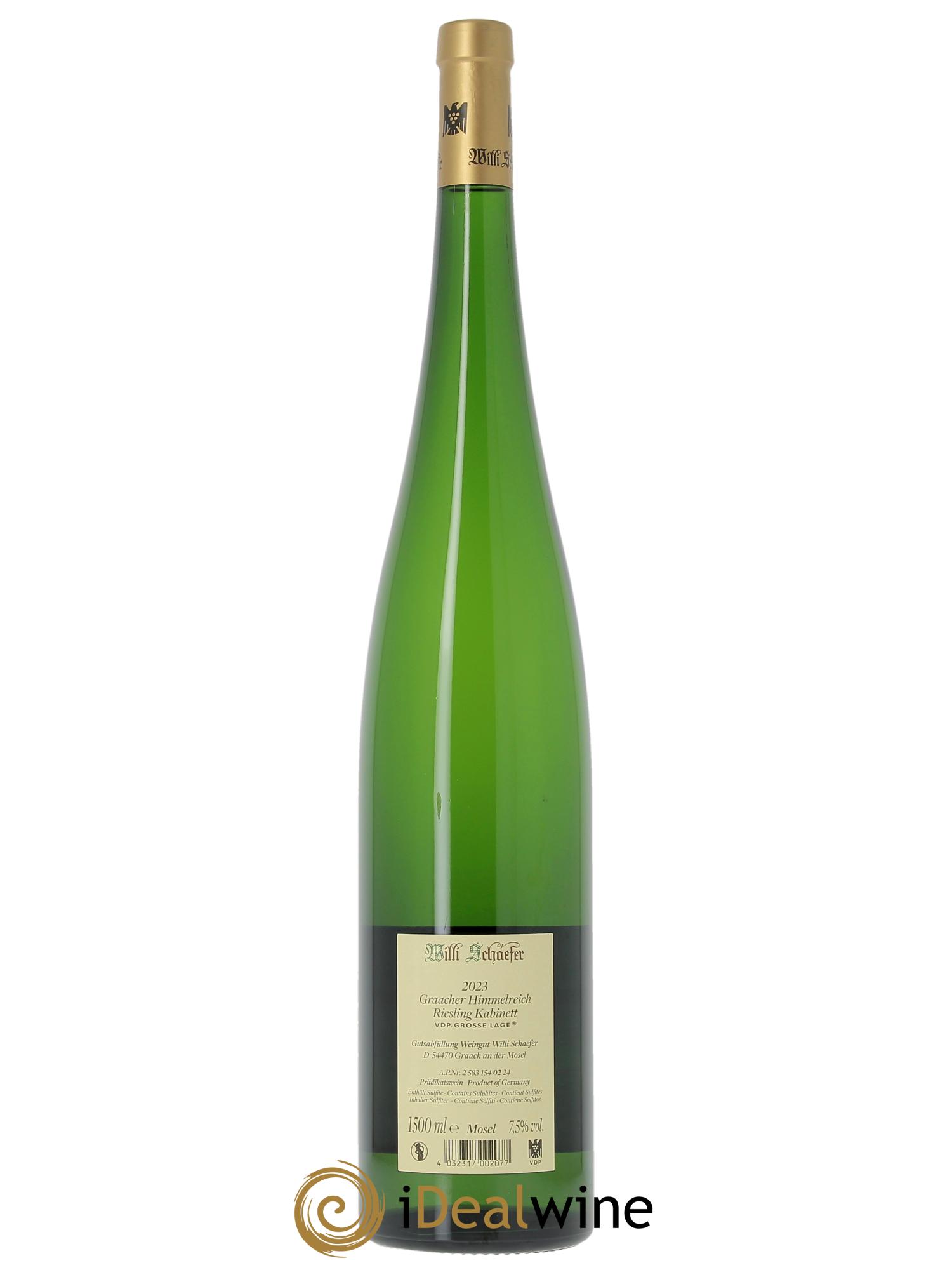 Riesling Willi Schaefer Graacher Himmelreich Kabinett   2023 - Lot of 1 magnum - 1