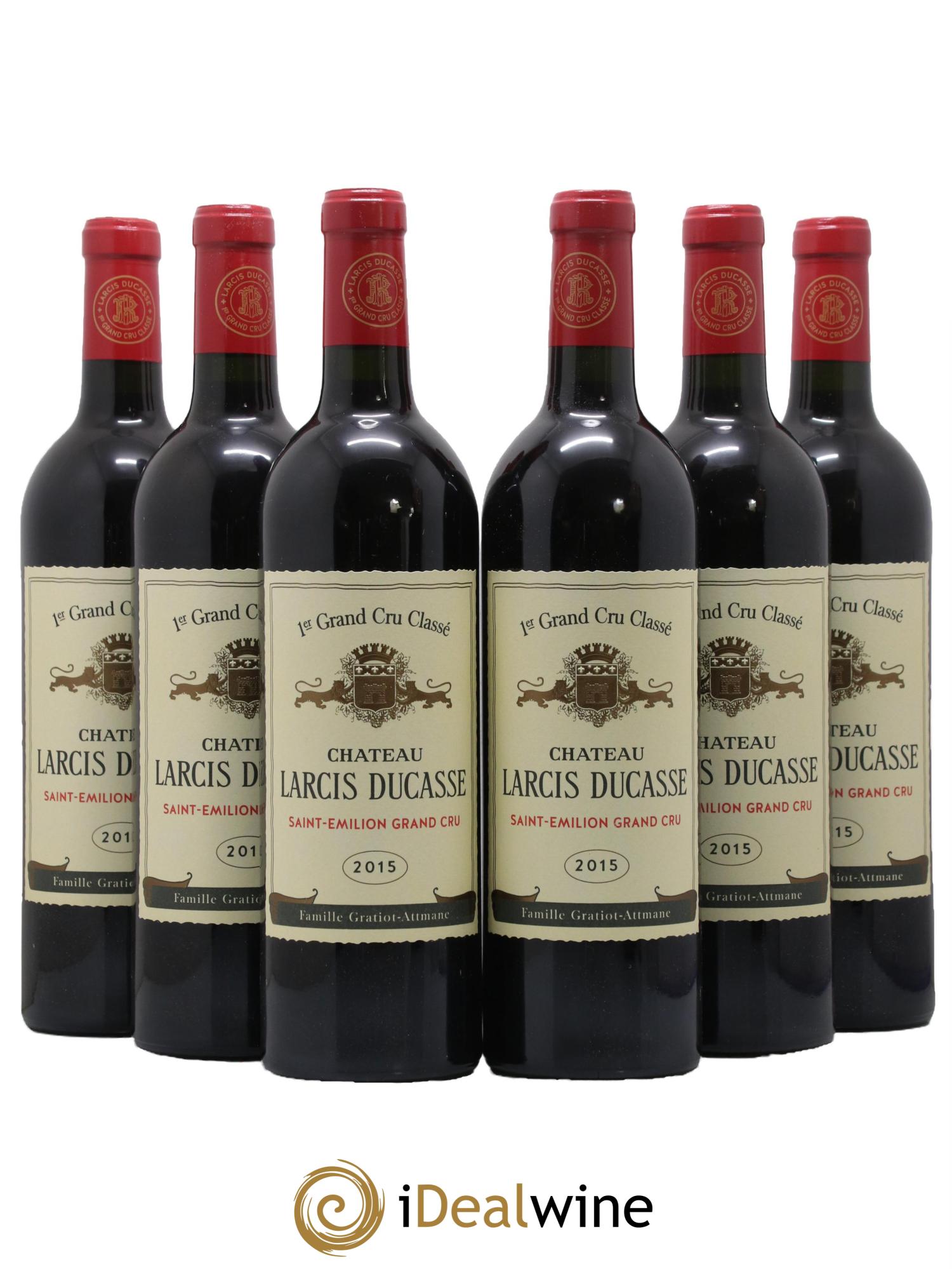 Château Larcis Ducasse 1er Grand Cru Classé B 2015 - Lotto di 6 bottiglie - 0