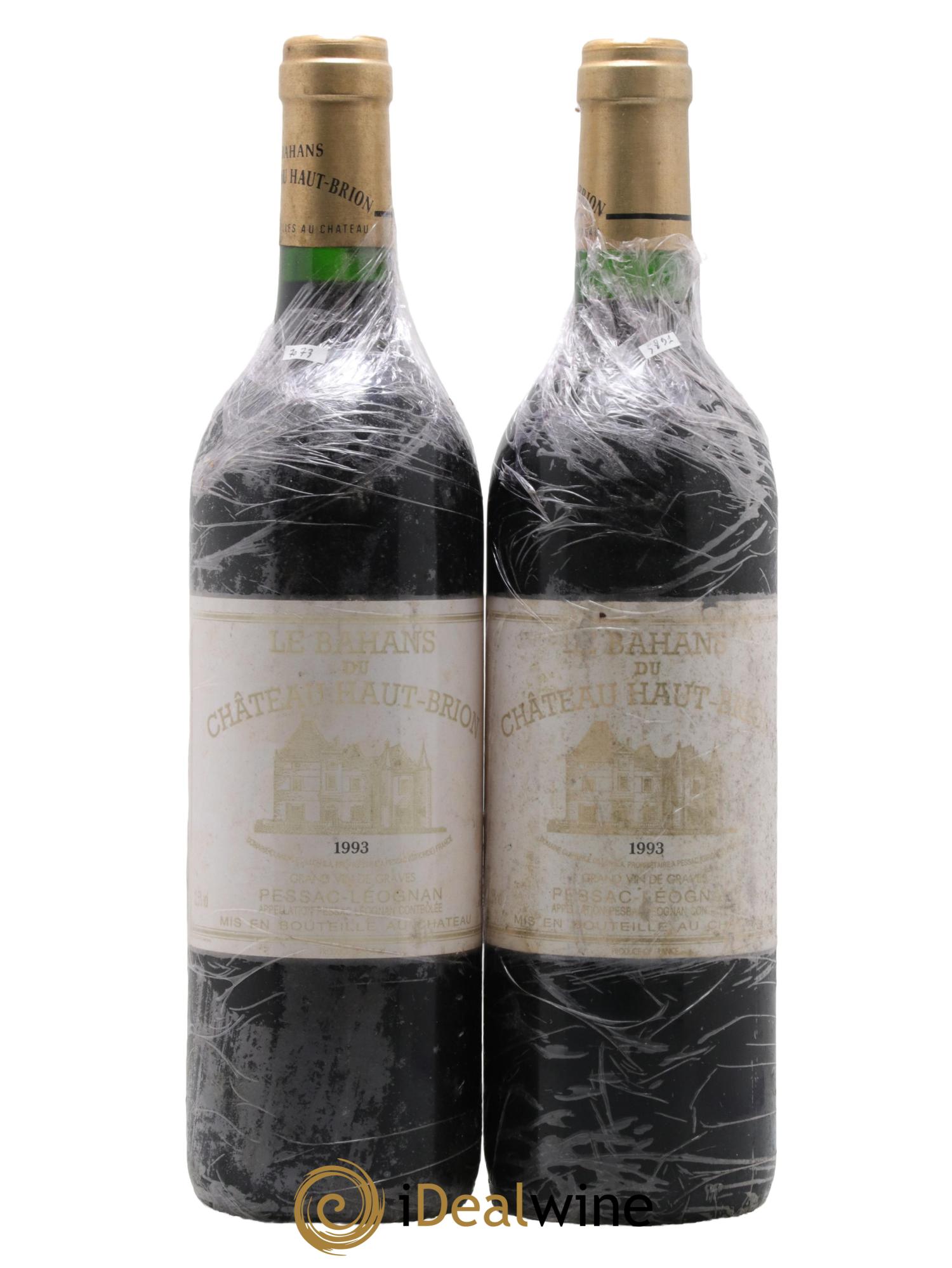 Clarence (Bahans) de Haut-Brion Second Vin 1993 - Lotto di 2 bottiglie - 0