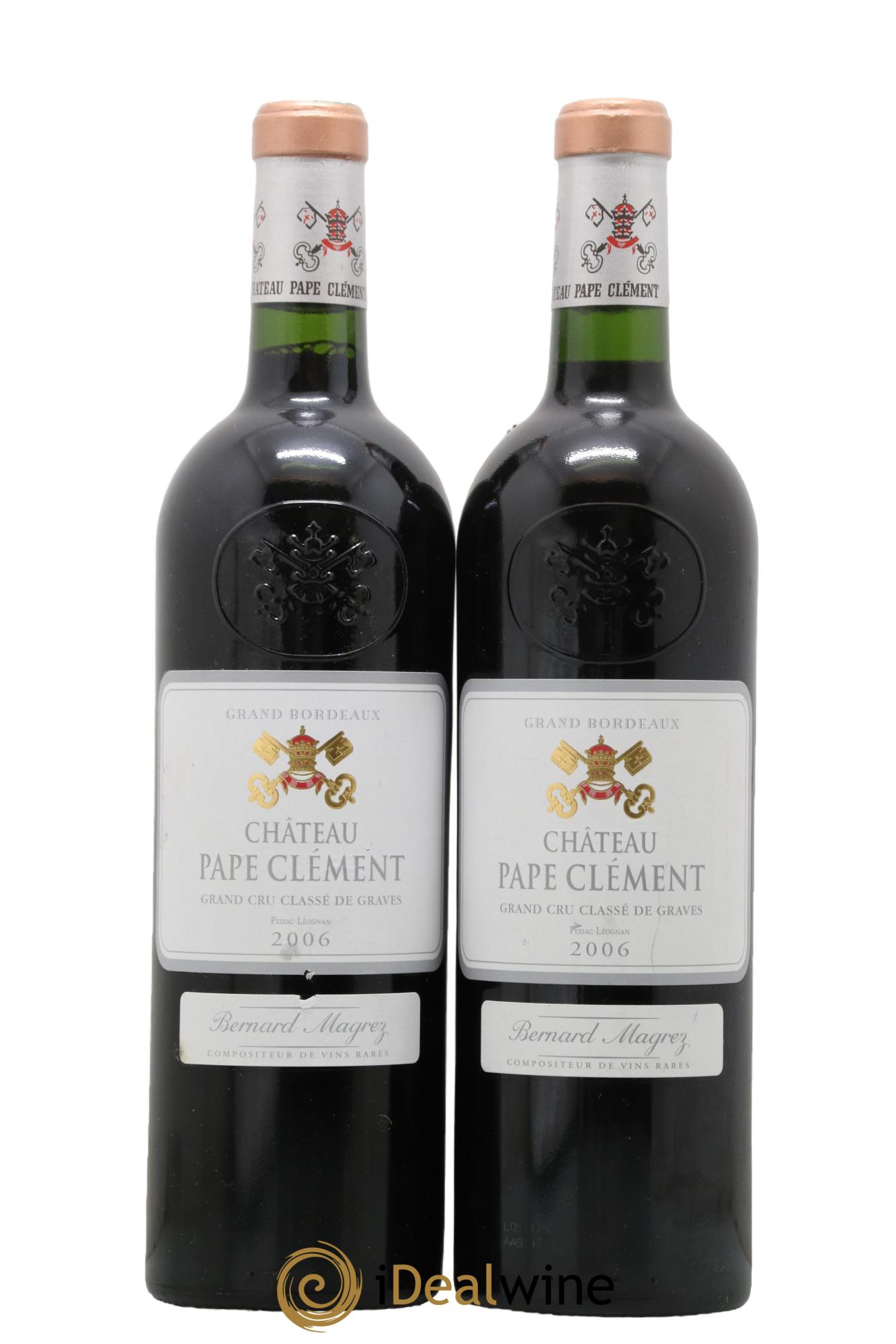 Château Pape Clément Cru Classé de Graves 2006 - Posten von 2 Flaschen - 0