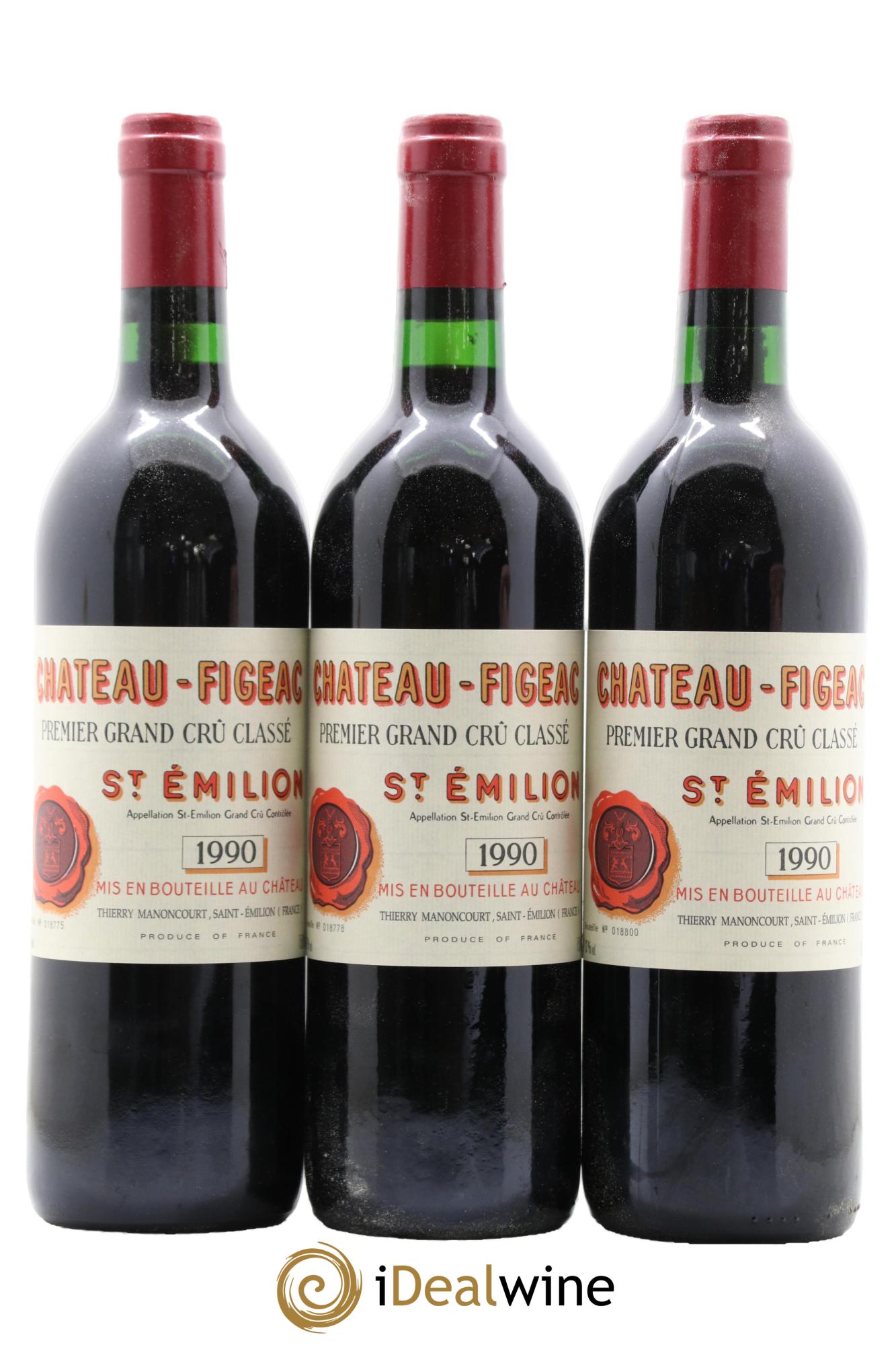 Château Figeac 1er Grand Cru Classé A 1990 - Lotto di 12 bottiglie - 5