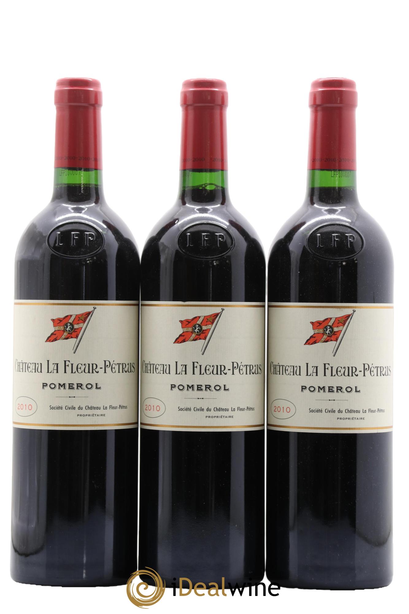 Château la Fleur Petrus 2010 - Posten von 3 Flaschen - 0