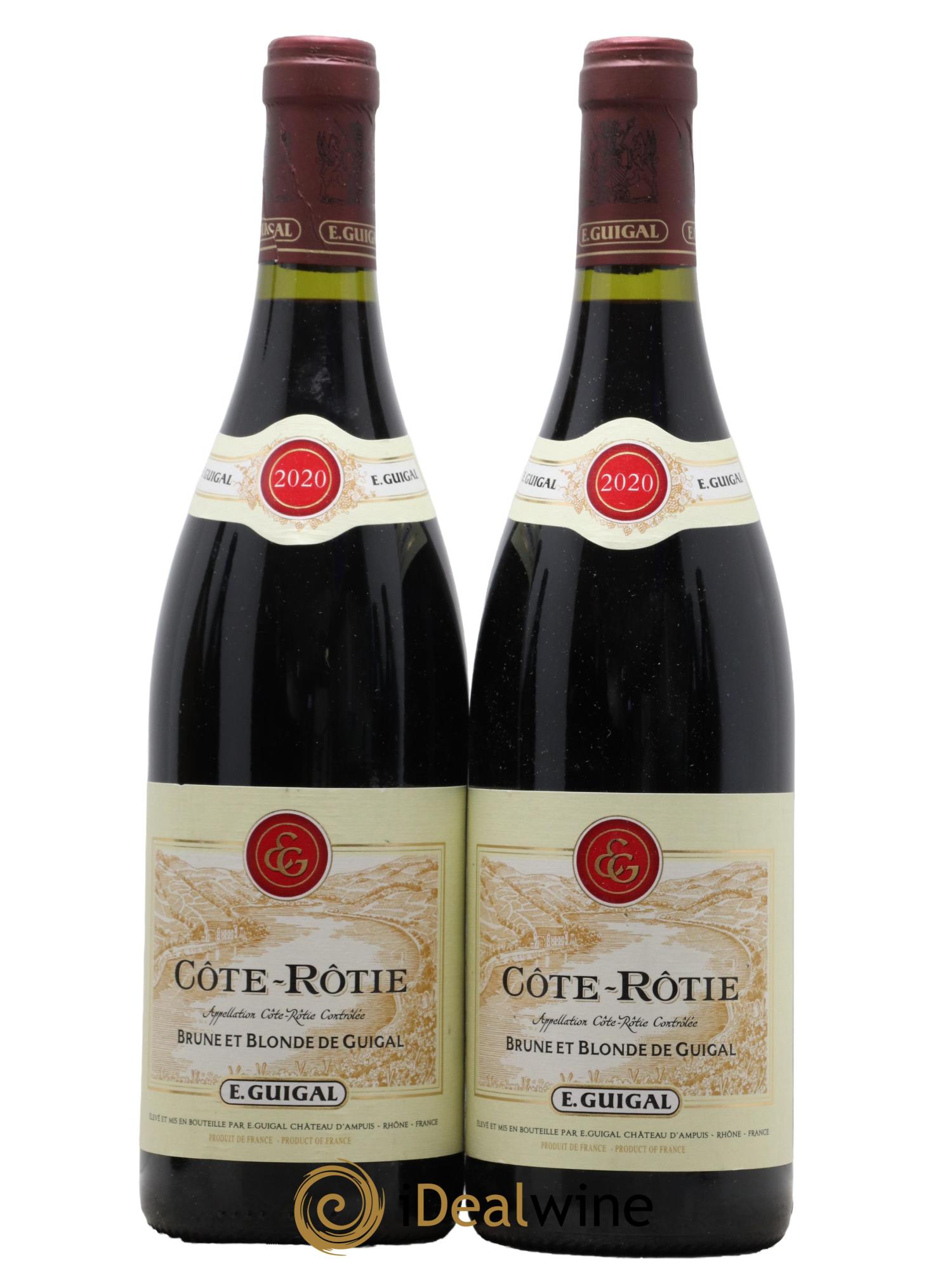 Côte-Rôtie Côtes Brune et Blonde Guigal  2020 - Lot of 2 bottles - 0