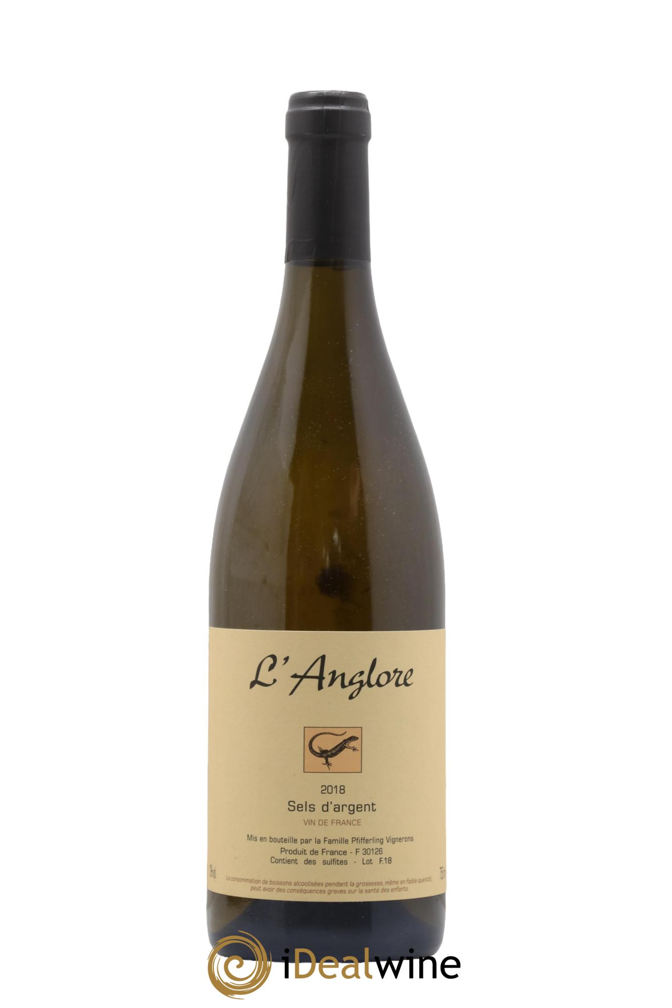 Vin de France Sels d'argent L'Anglore  2018 - Lot of 1 bottle - 0