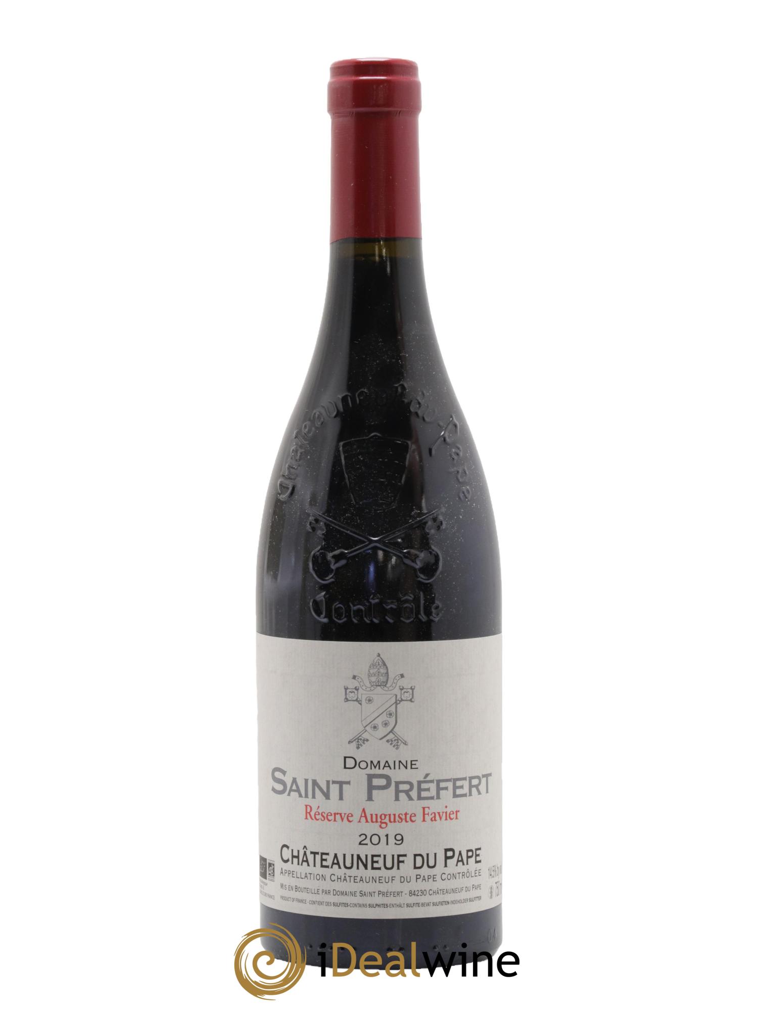 Châteauneuf-du-Pape Réserve Auguste Favier Domaine Saint-Préfert 2019 - Lotto di 1 bottiglia - 0