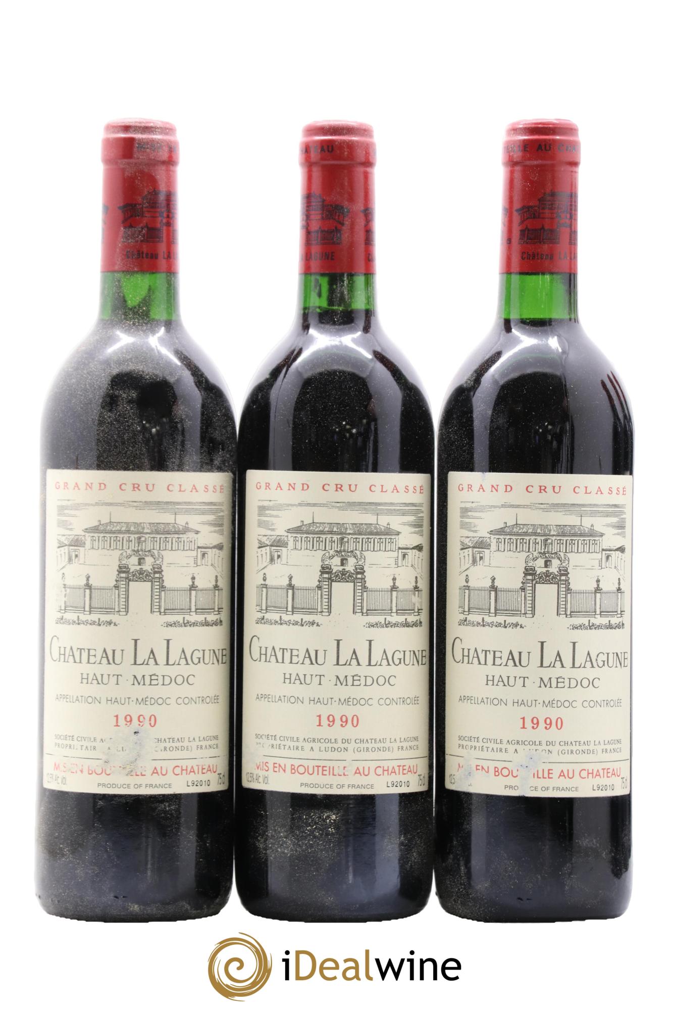 Château la Lagune 3ème Grand Cru Classé 1990 - Posten von 12 Flaschen - 3