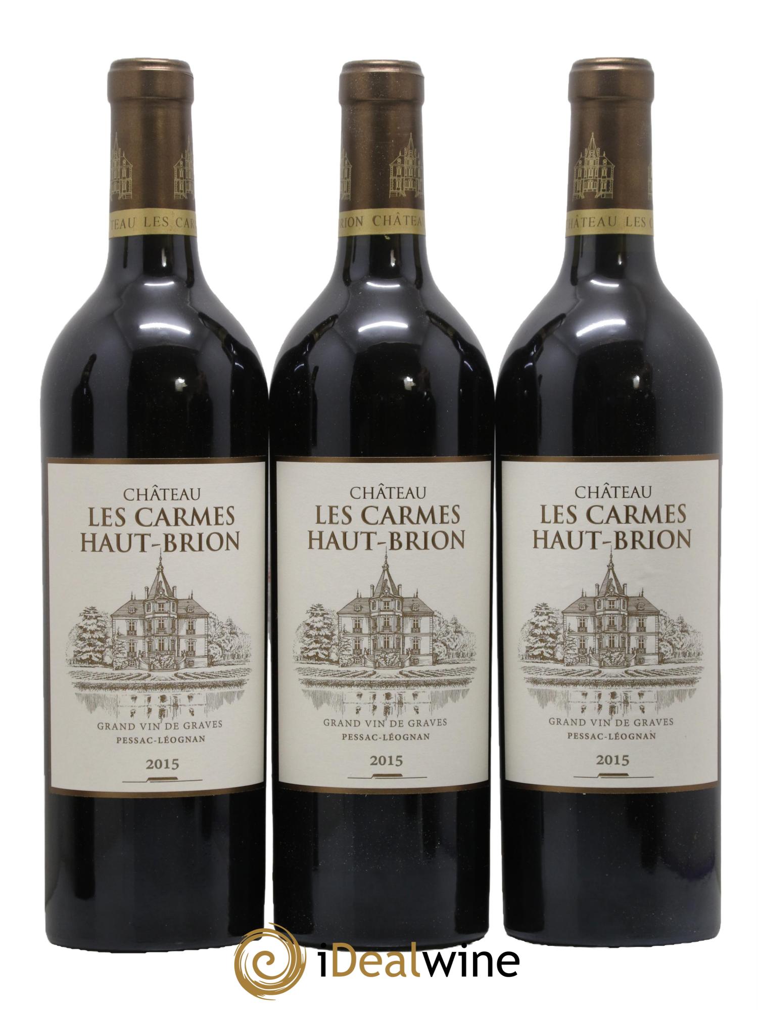 Château Les Carmes Haut-Brion 2015 - Lot of 6 bottles - 2