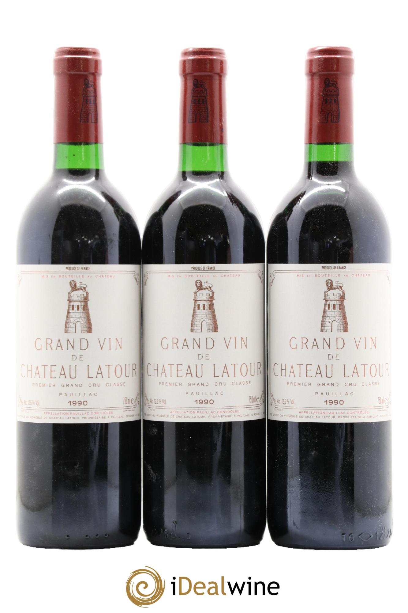 Château Latour 1er Grand Cru Classé 1990 - Lot de 12 bouteilles - 5