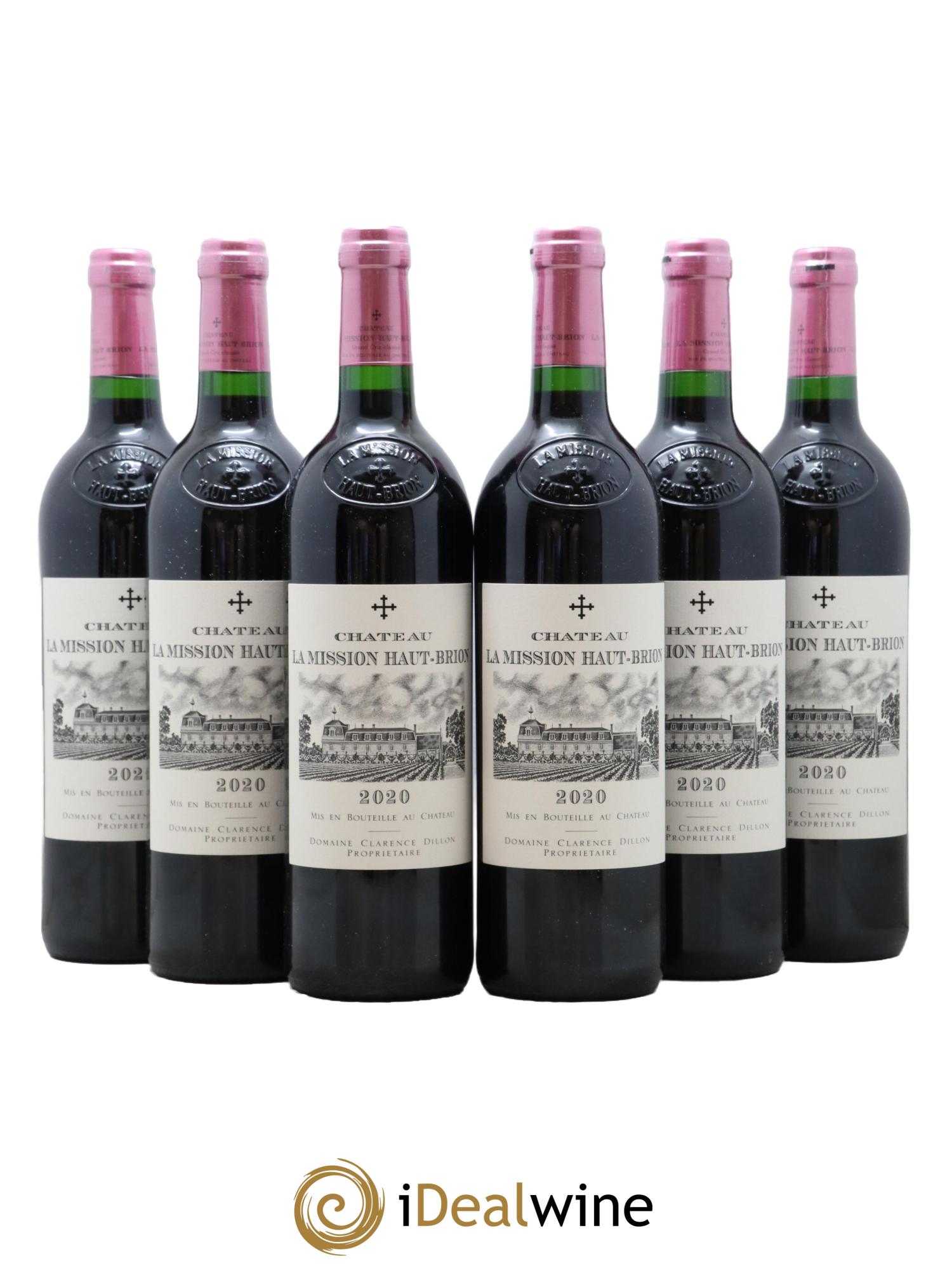 Château la Mission Haut-Brion Cru Classé de Graves 2020 - Lotto di 6 bottiglie - 0