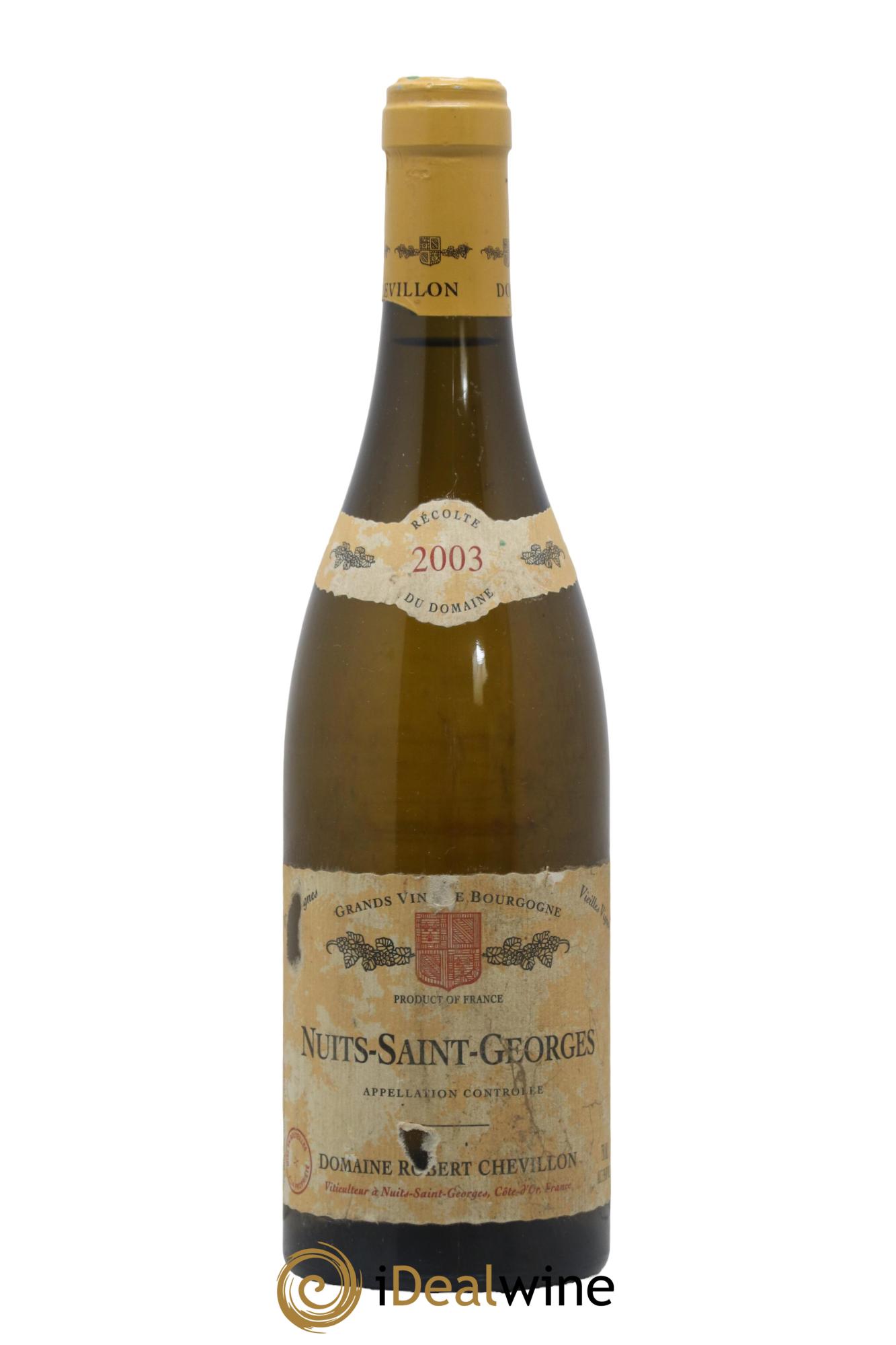 Nuits Saint-Georges Vieilles Vignes Robert Chevillon 2003 - Lotto di 1 bottiglia - 0