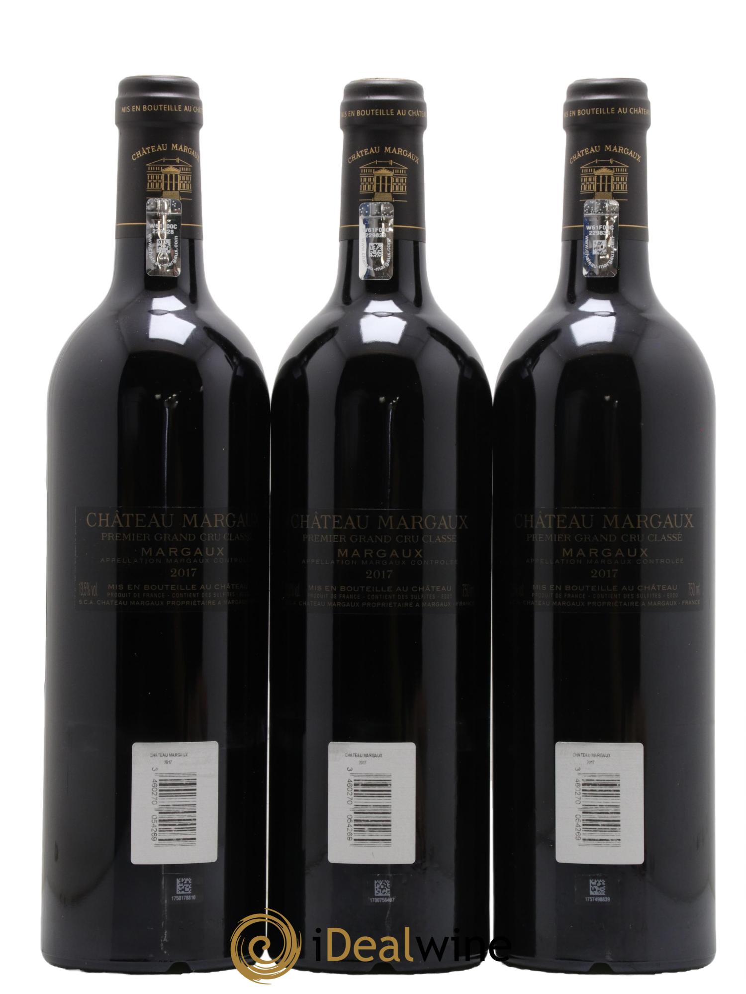 Château Margaux 1er Grand Cru Classé 2017 - Posten von 6 Flaschen - 2